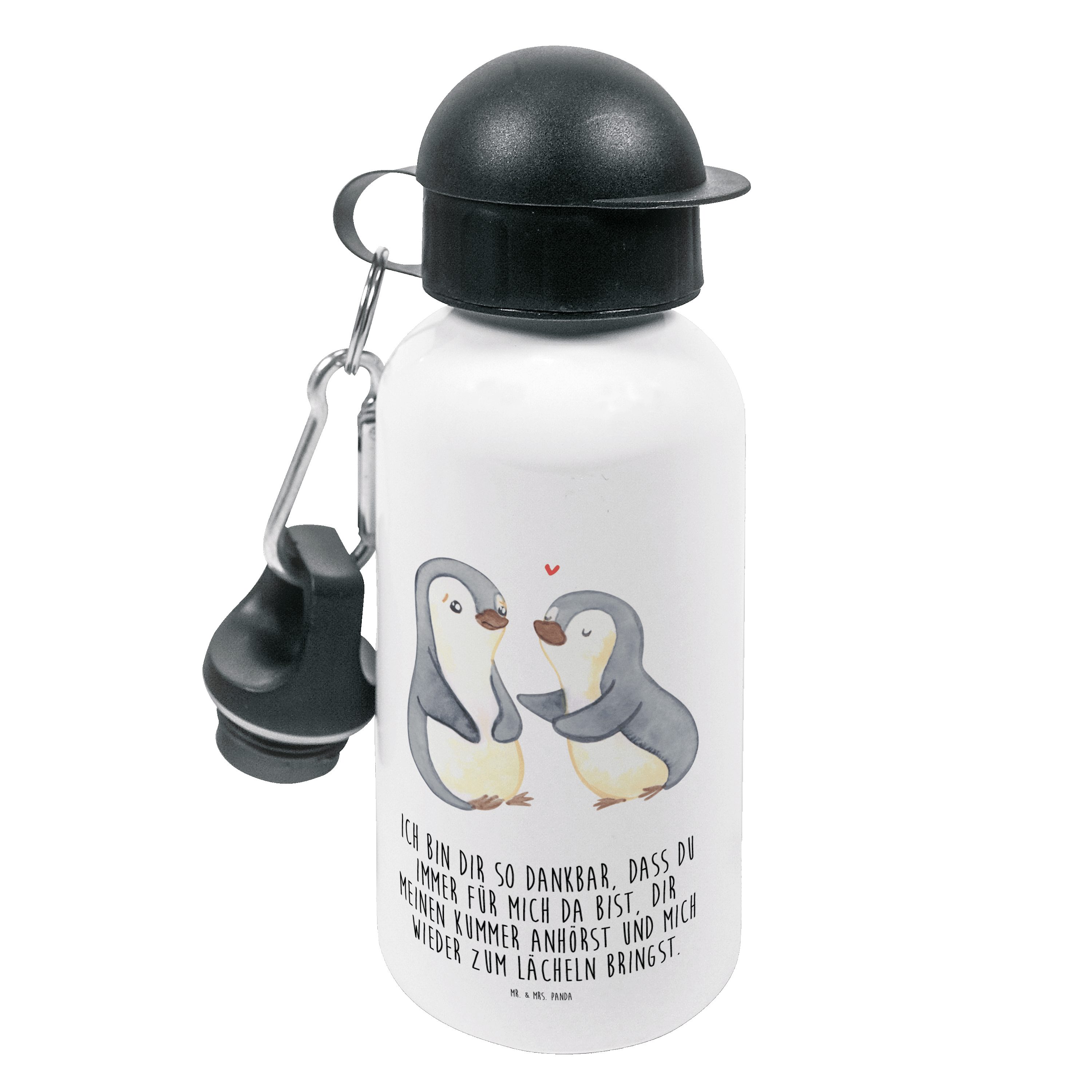 & - Frauen, Mr. Geschenk Mrs. Geschenk, Trinkflasche Hocheitstag Pinguine - trösten Weiß für Panda