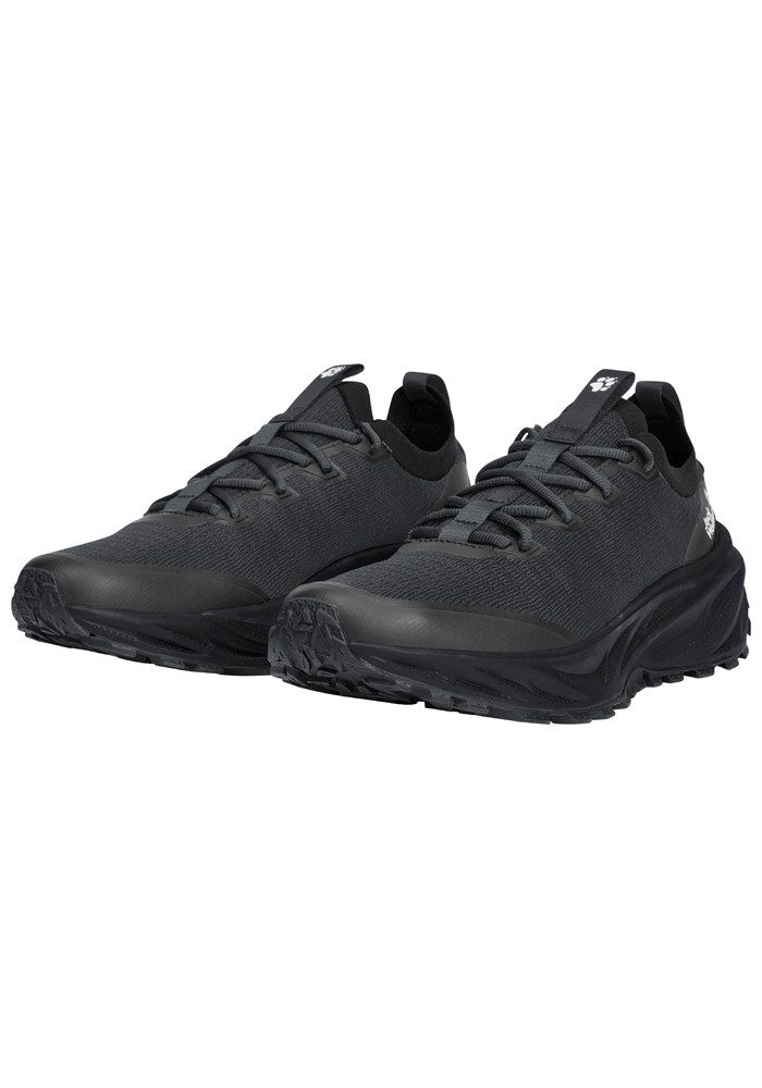 Jack Wolfskin PS TRAIL KNIT LOW W Wanderschuh atmungsaktives Strick Upper, Trekkingschuh