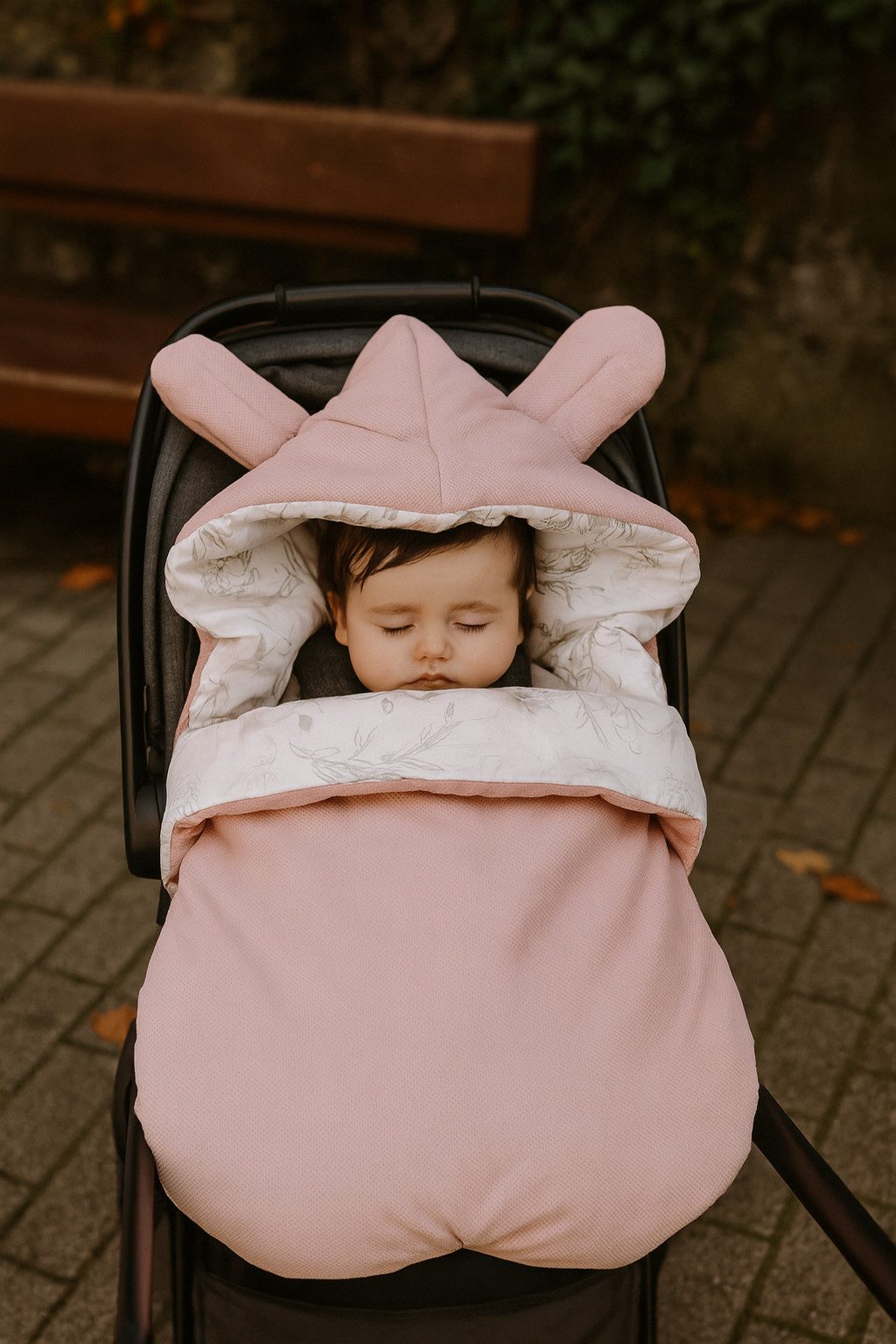 BABEES Fußsack Fußsack BABYFUßSACK für Babyschale Frühling Übergang warm mit Füllung, Einschlagdecke Fußsack Universal Baby GANZJÄHRIG – Bild 4 von 5