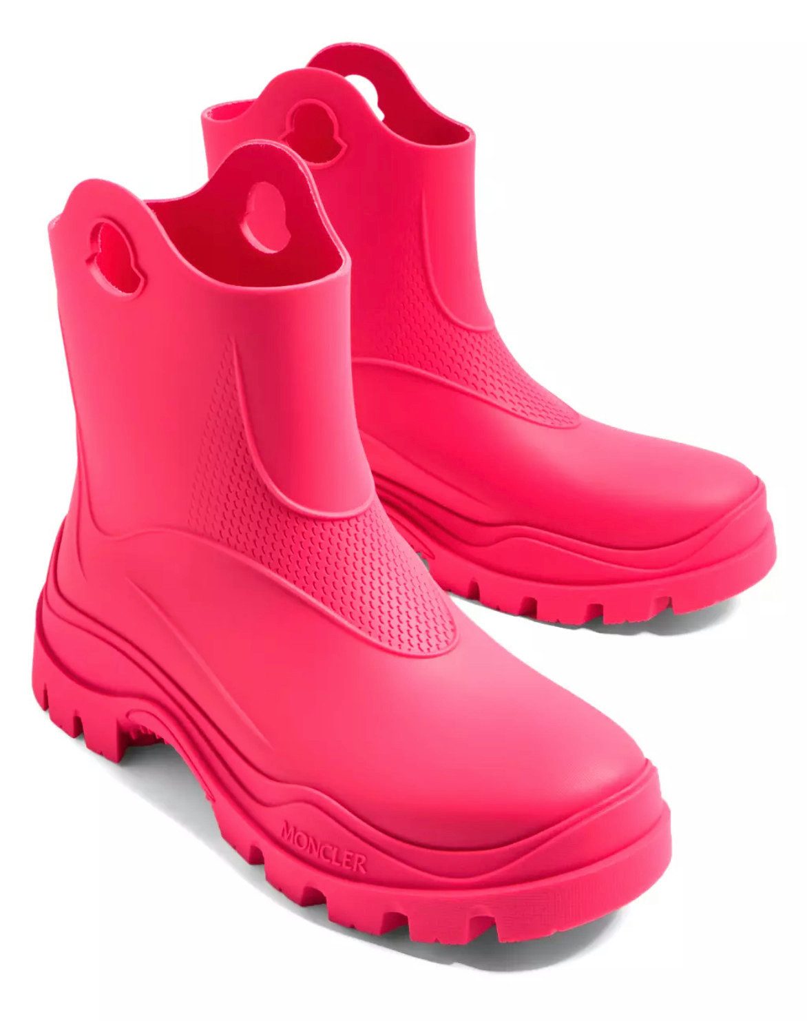 MONCLER Misty Rain Boots Stiefeletten Gummistiefel Robuste EVA-Profilsohle, optimalen Halt auf rutschigen Oberflächen