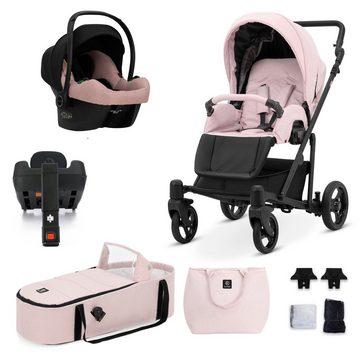 babies-on-wheels Kombi-Kinderwagen 4 in 1 Kinderwagen-Set Roy - 15 Teile - in 7 Farben