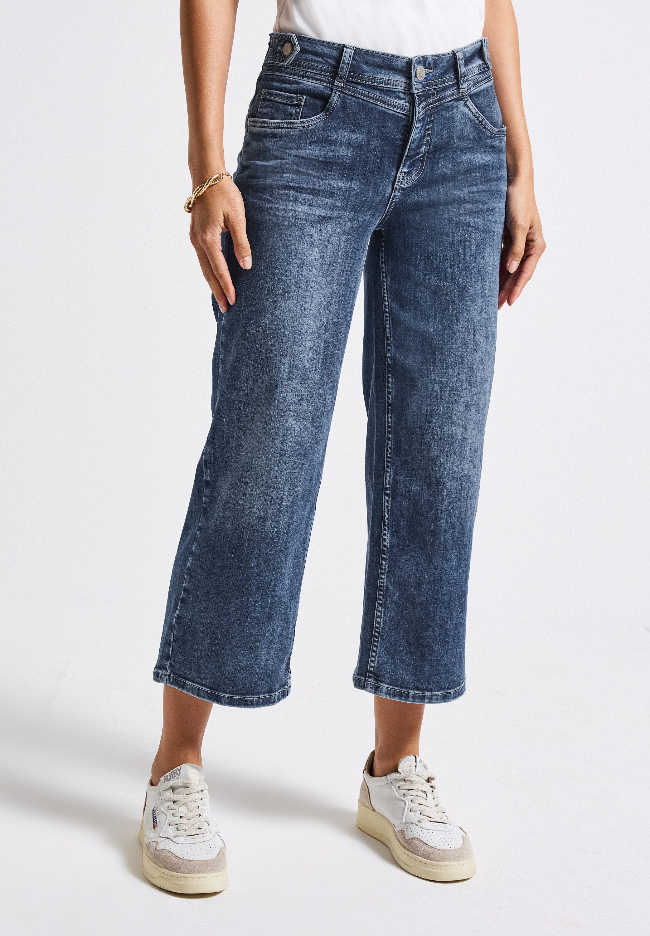 STREET ONE Weite Jeans im Five-Pocket günstig online kaufen