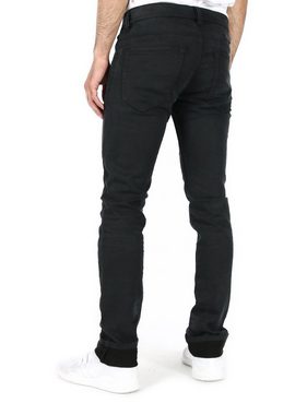 Diesel Slim-fit-Jeans Herren Slim Skinny Jogg Jeans Stretch Hose Schwarz, Thavar-Ne R468T