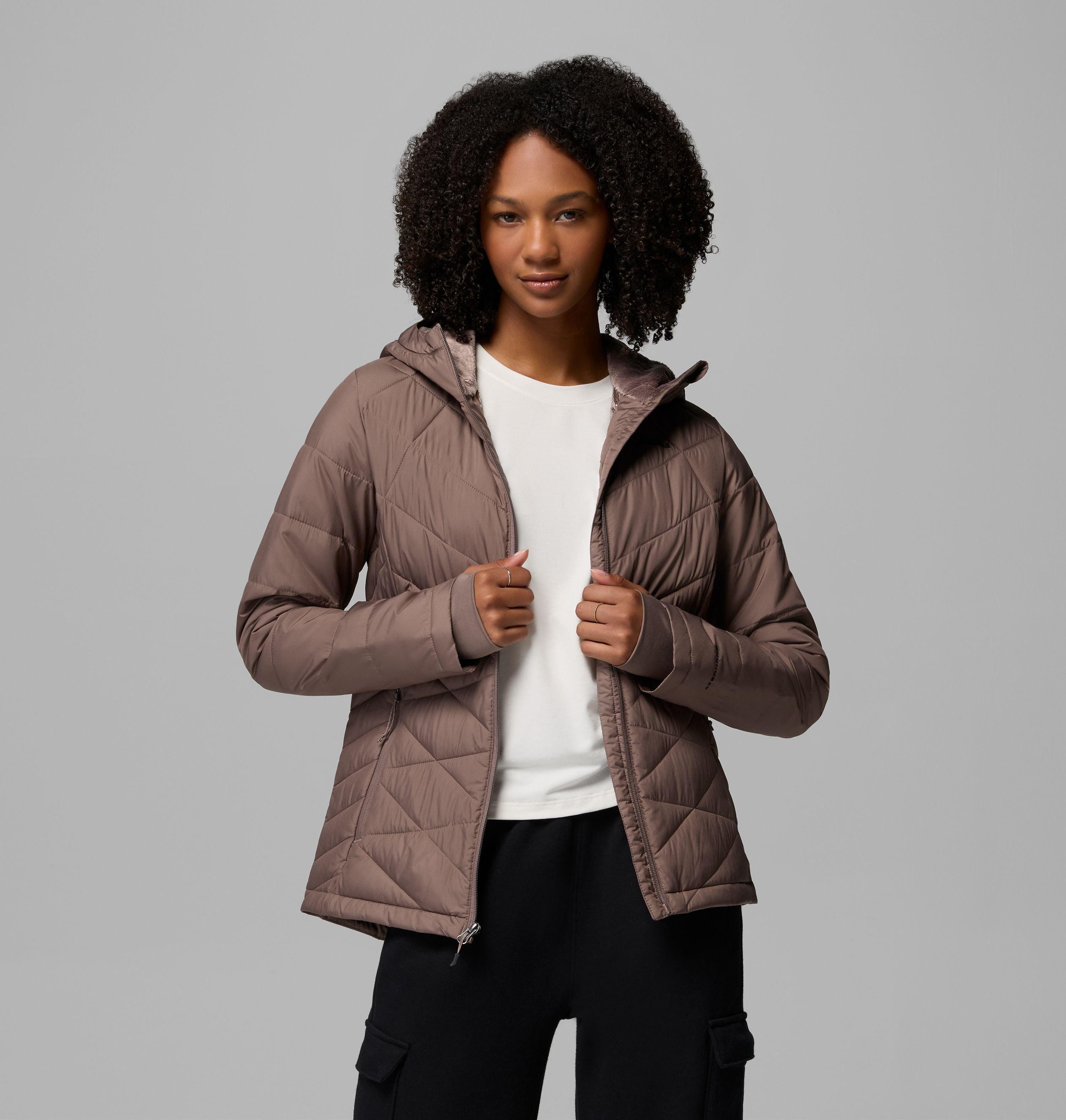 Columbia Steppjacke Heavenly Hooded Jacket mit integrierter Thermotechnologie, wasserabweisend, windabweisend – Bild 2 von 5