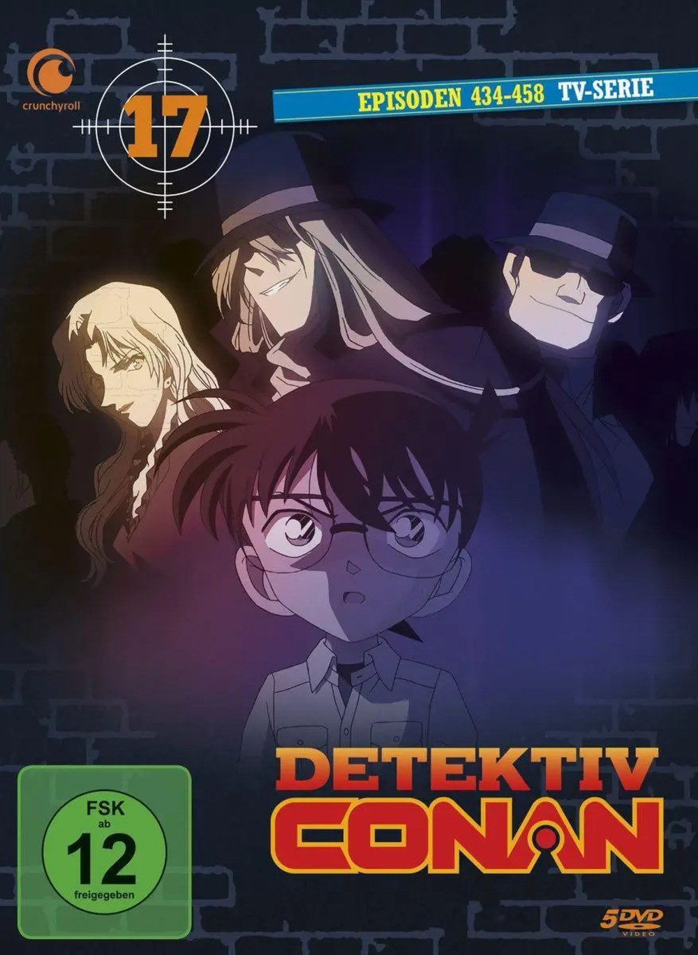 DVD Detektiv Conan - TV-Serie - DVD Box 17 (Episoden 434-458) (5 DVDs)