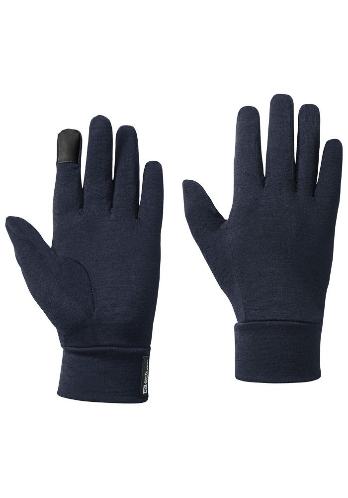 Jack Wolfskin Strickhandschuhe MERINO GLOVE night-blue