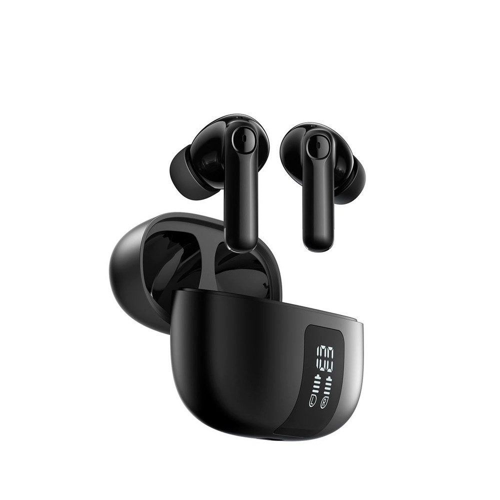 JOYROOM Ohrhörer Sportkopfhörer Reisekopfhörer In-Ear-Kopfhörer (Geräuschunterdrückung, Transparenzmodus, Freisprechfunktion, Gestensteuerung, Bluetooth, ANC 3.0 -38 dB, LED-Display, Bluetooth 5.4, 28 h)