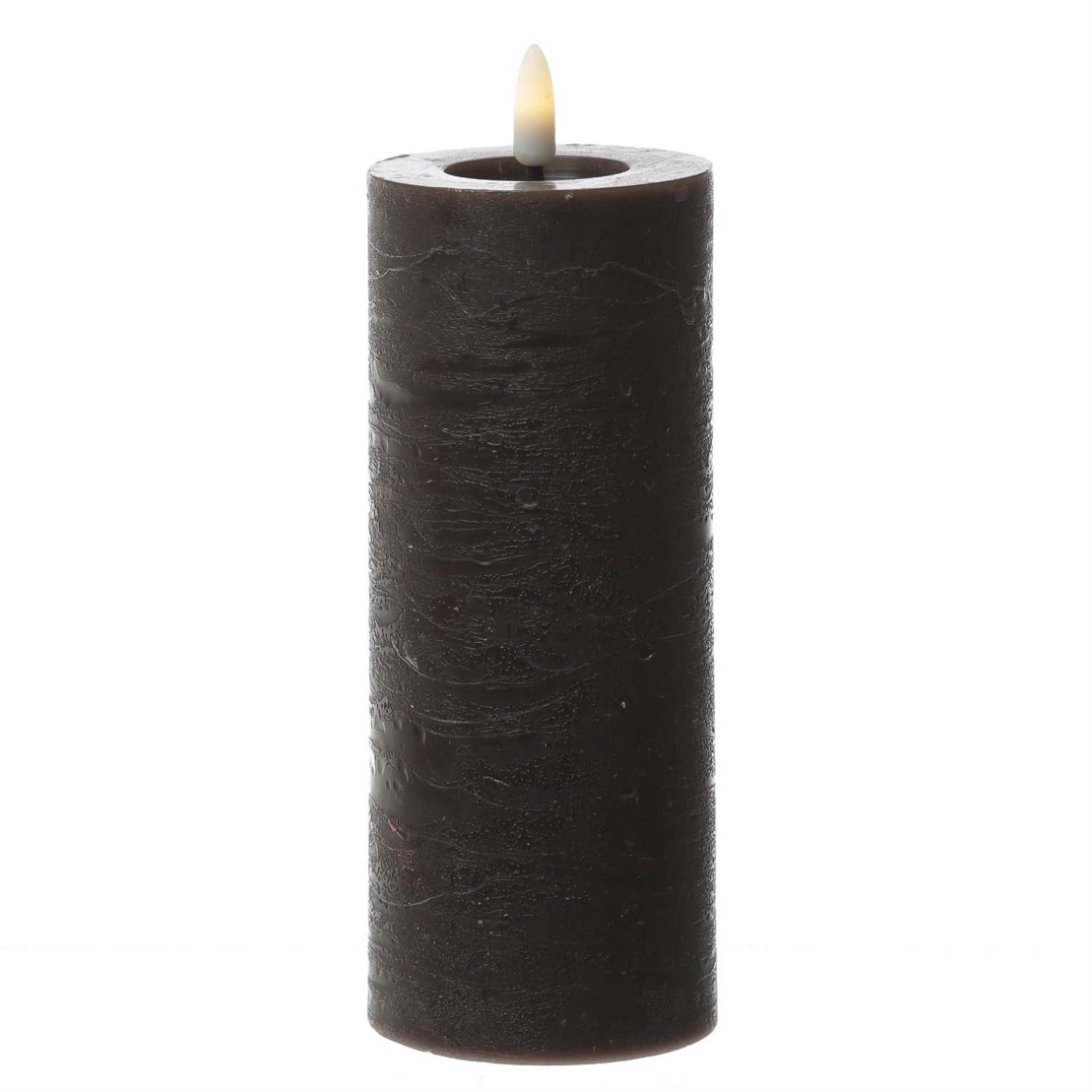 MARELIDA LED-Kerze LINA Rustik Optik Echtwachskerze günstig online kaufen