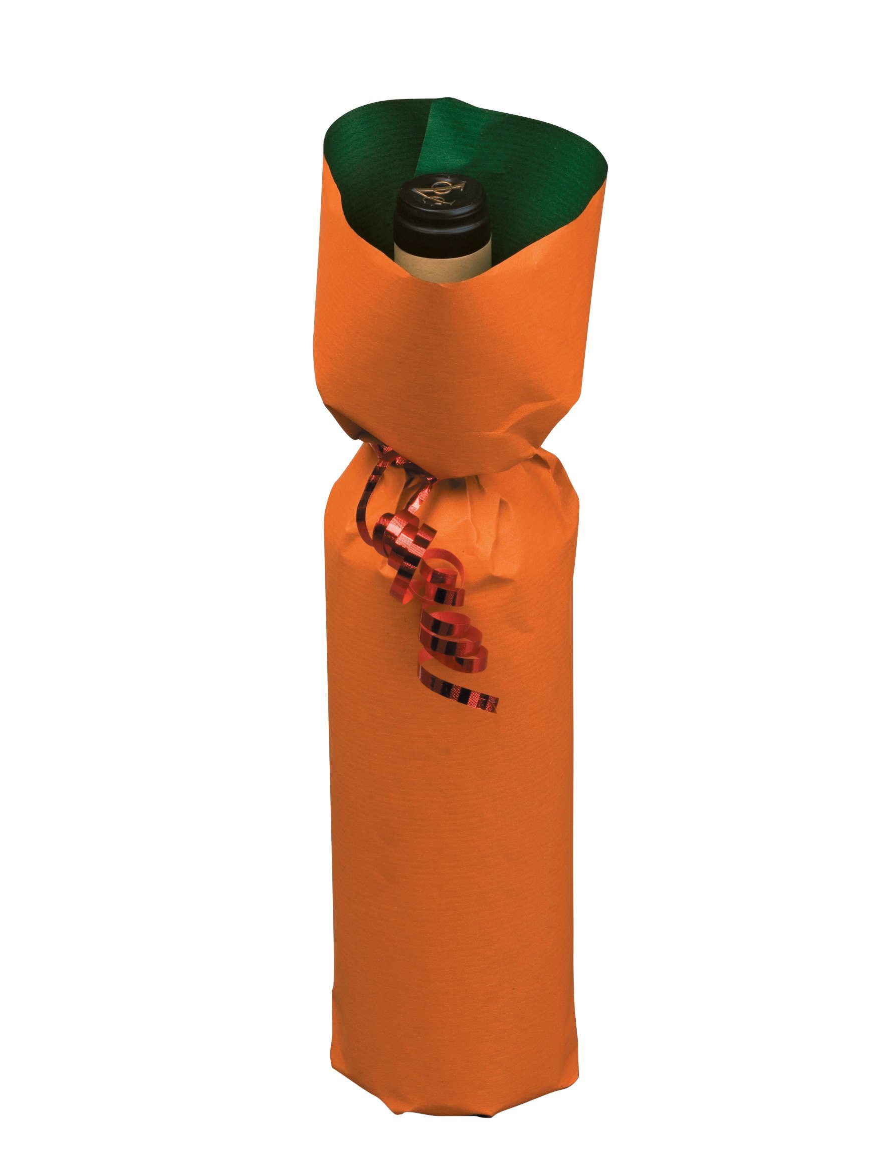 NIPS Packpapier BI-COLOUR, (1St), orange/grün, Rolle 0,75 x 4 m, Geschenkpapier