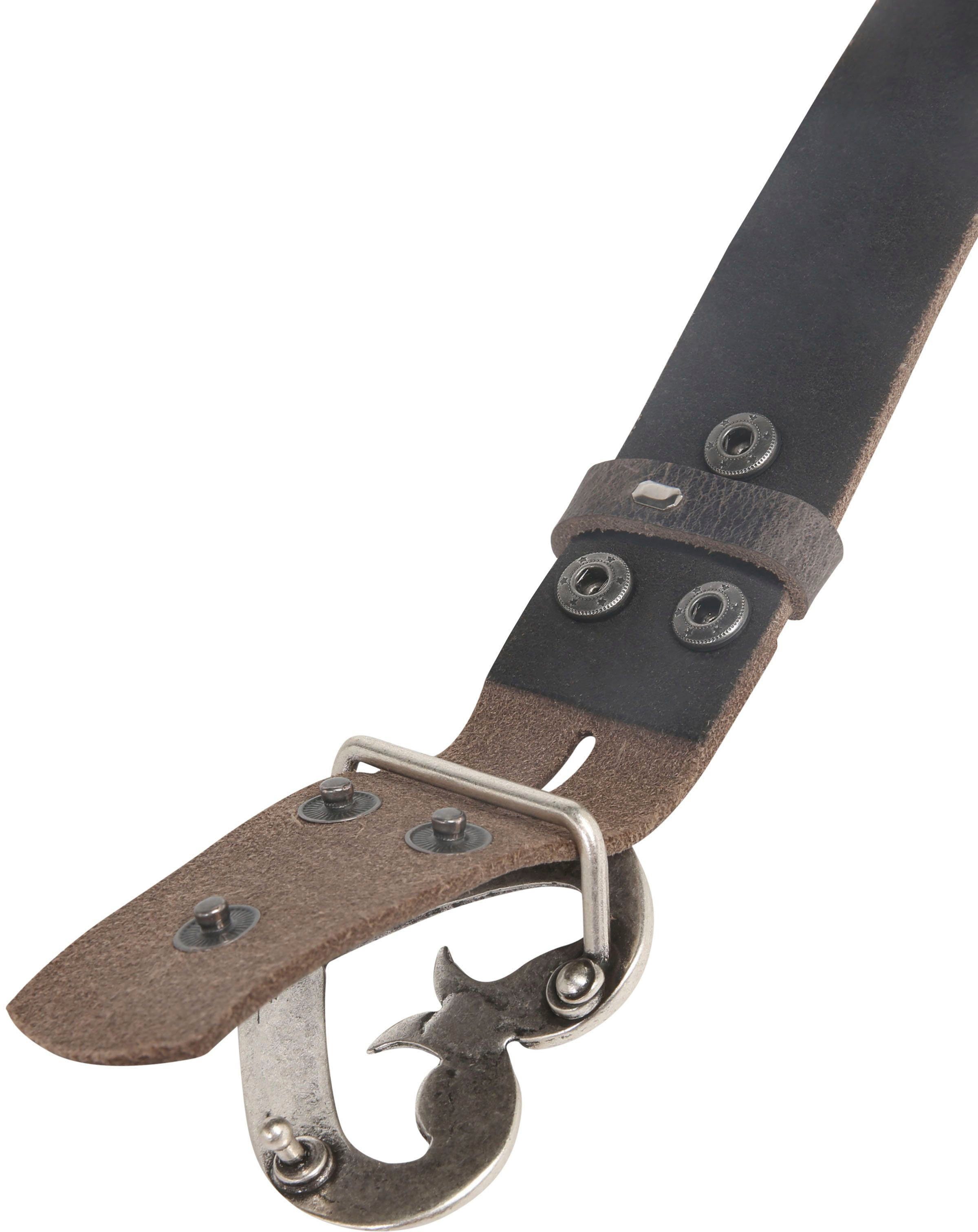 Rettungsring Gürtel Ledergürtel in Vintage-Optik