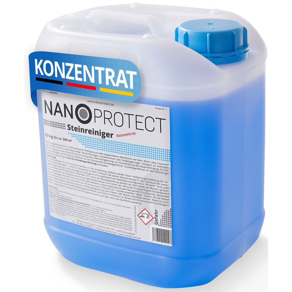 Nanoprotect Steinreiniger Naturstein-Reiniger (Set-Info Kraftvoll und schonend)