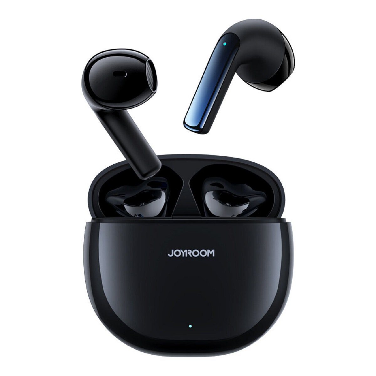 JOYROOM Jpods Series JR-PB1 TWS ENC IPX4 Bluetooth-Kopfhörer (Bluetooth, Intelligente Touch-Steuerung, Bluetooth 5.3, ENC-Geräuschunterdrückung, IPX4 wasserdicht, Ergonomisches Design) Schwarz