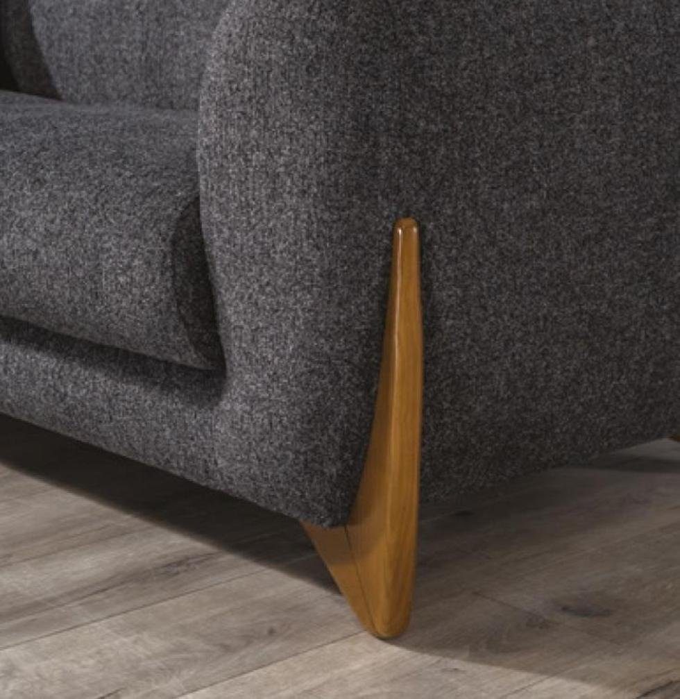 Sofagarnitur Sofa 3 in Sitzer, Europe Made Sessel Italienischer Wohnzimmer Stil JVmoebel