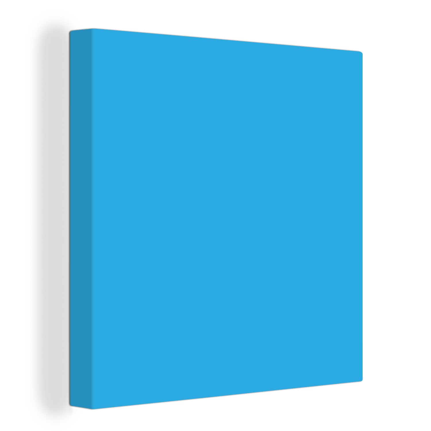 Blau für bunt Design, Licht Wohnzimmer Bilder Leinwandbild OneMillionCanvasses® - St), - Leinwand (1 Schlafzimmer