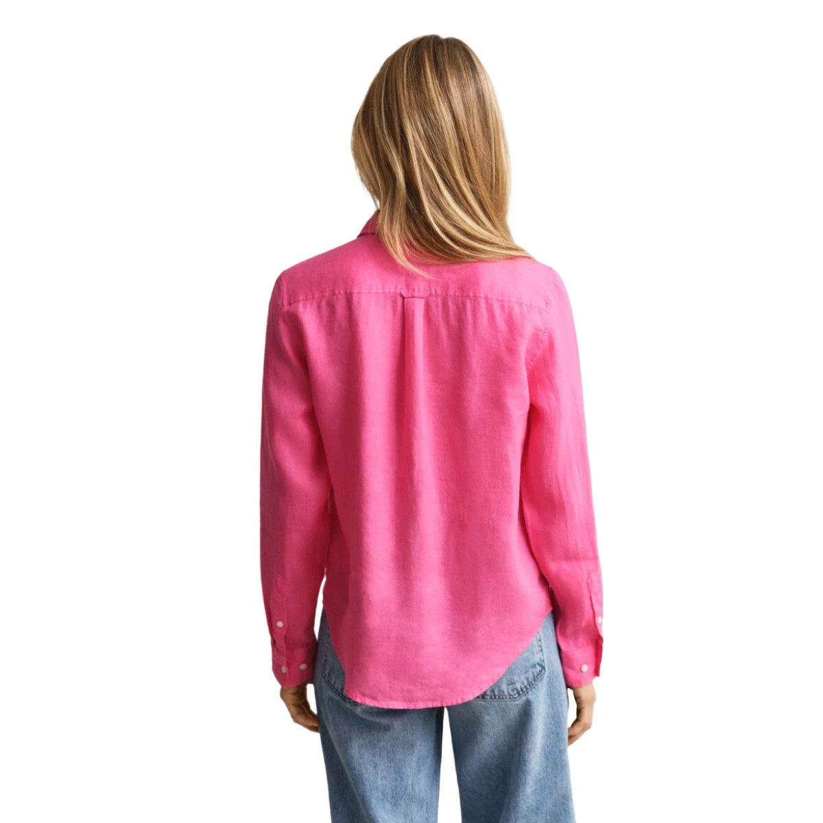 Gant Hemdbluse 4300620 Damenbluse Regular Fit aus Leinen