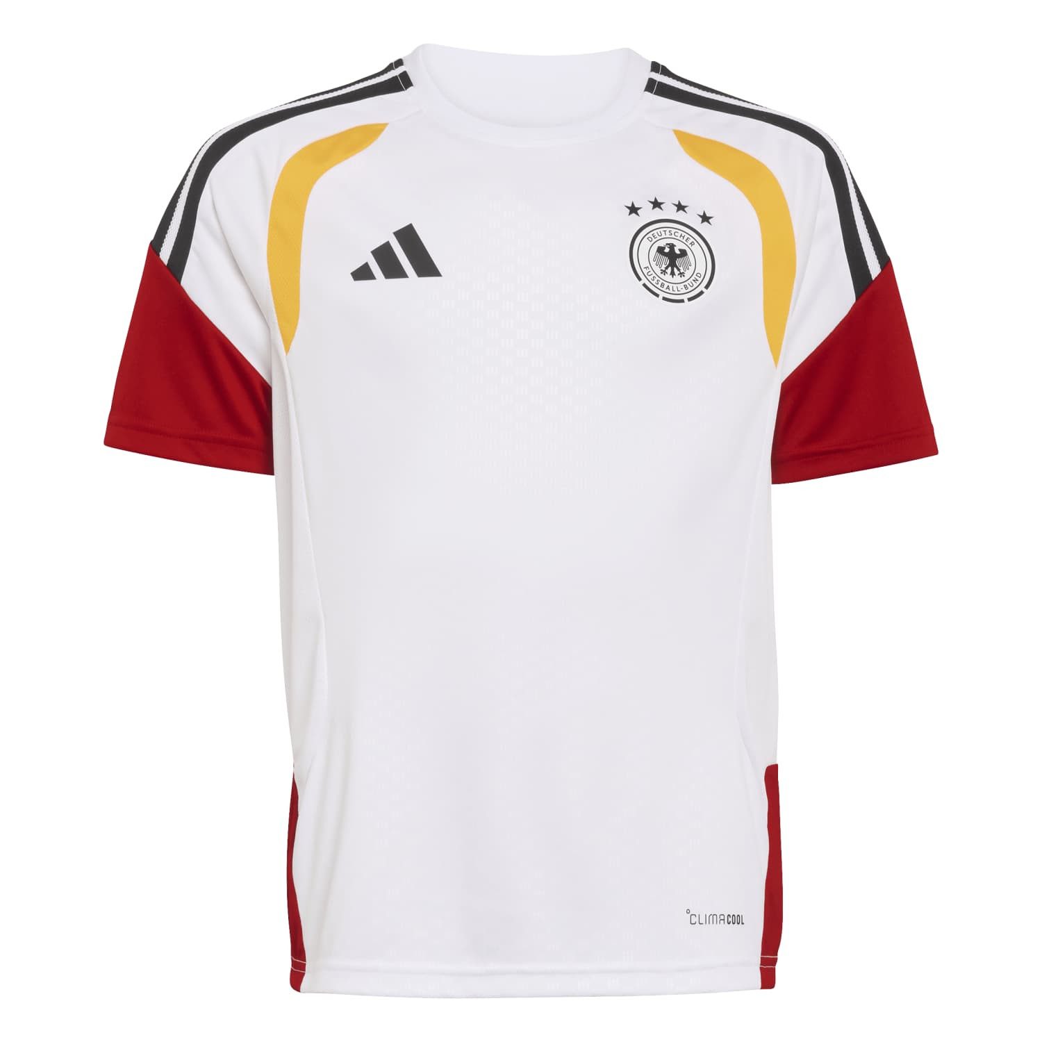 adidas Performance T-Shirt Sport-Shirt Deutschland/Germany 26 Tiro weiss/schwarz/rot Jungen