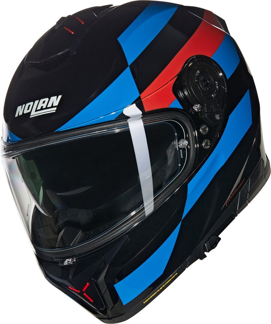 NOLAN Motorradhelm N80-8 Alfiere N-Com Helm, vorbereitet für Kommunikationssystem,Notfallsystem-Polsterung (EQ