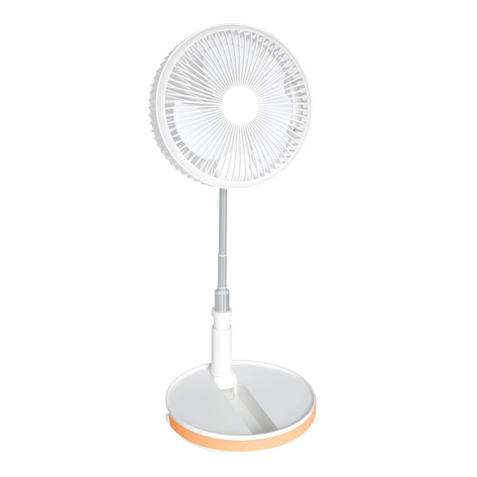 COOLserie Standventilator Teleskop Ventilator Tischventilator Tragbar Bodenventilator, mit Akku 5W Ø 20 cm Faltbar | Standventilatoren