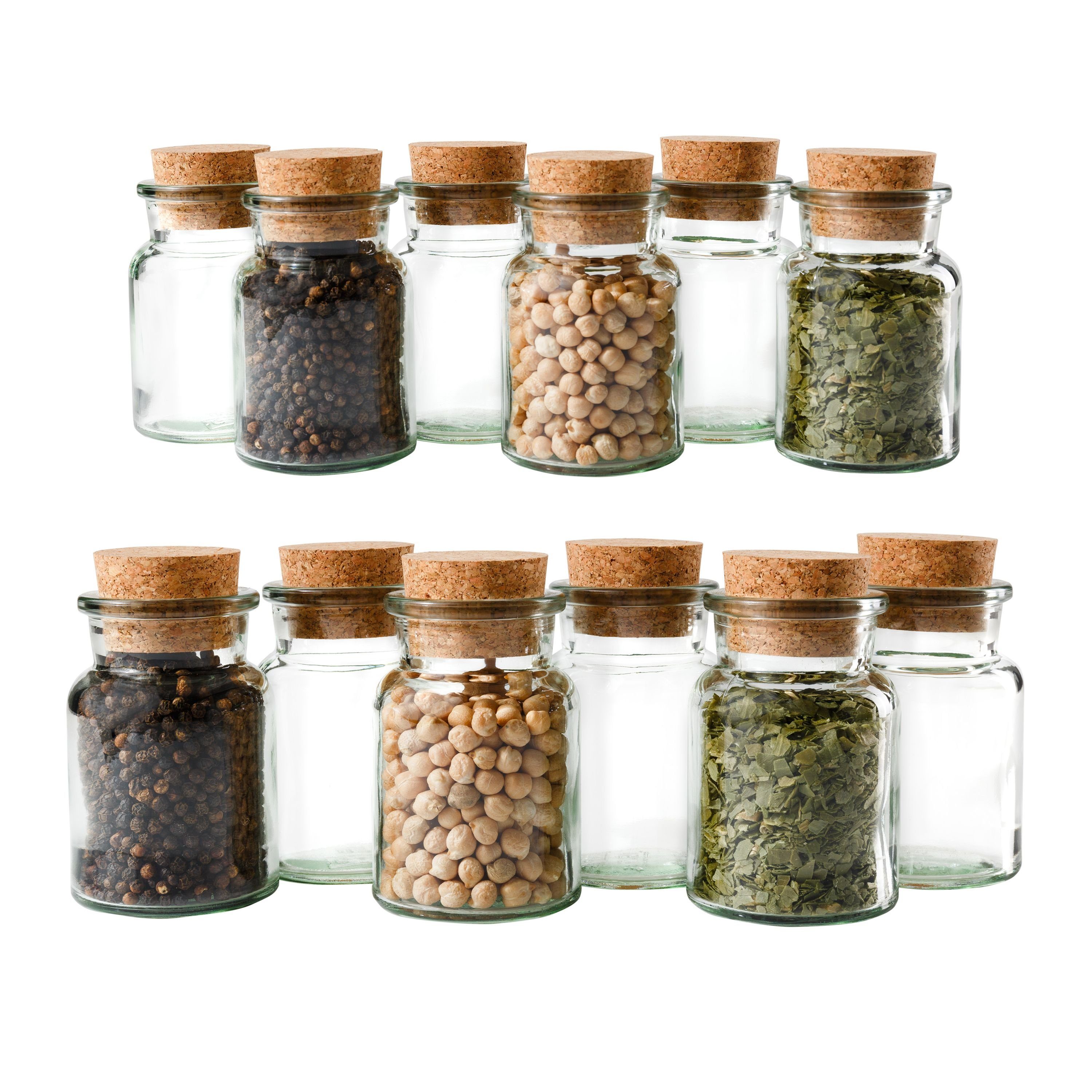 MamboCat Gewürzbehälter 12er Set Gewürzgläser 150ml günstig online kaufen