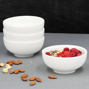 Lantelme Müslischale Dessertschalen Müslischüssel Kompotschalen 4er Set, (8610, 4-tlg), klassische Müslischale mit breitem Fuß