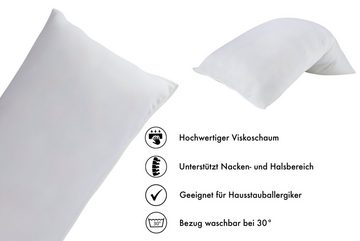 Visko-Kissen, ALX - Deluxe, Bauch-, Rücken und Seiteschläfer