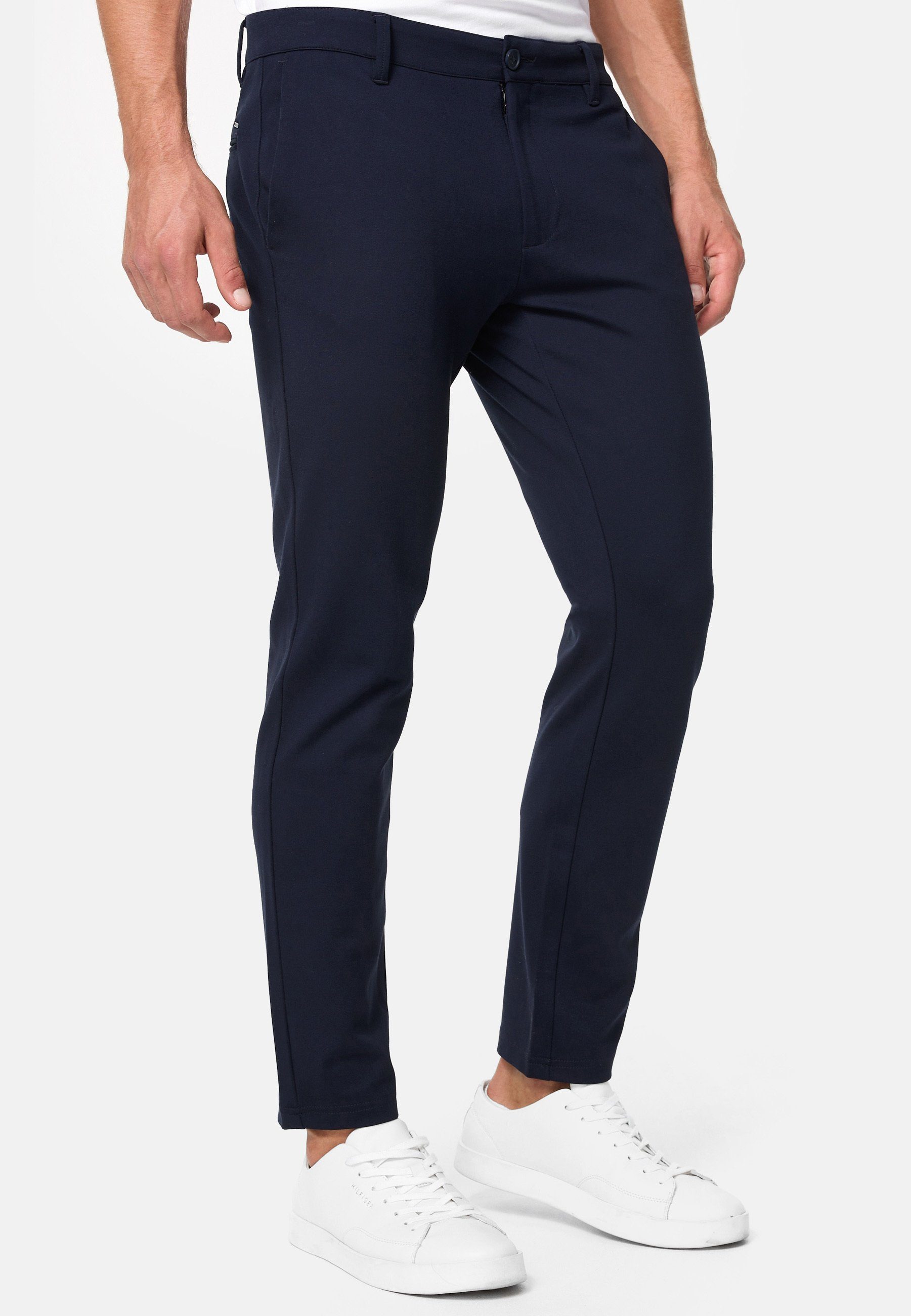 Indicode Chinohose Herren 2-Pack INBelford Chino Herrenhose maximale Komfortabilität durch einzigartige Elastizität