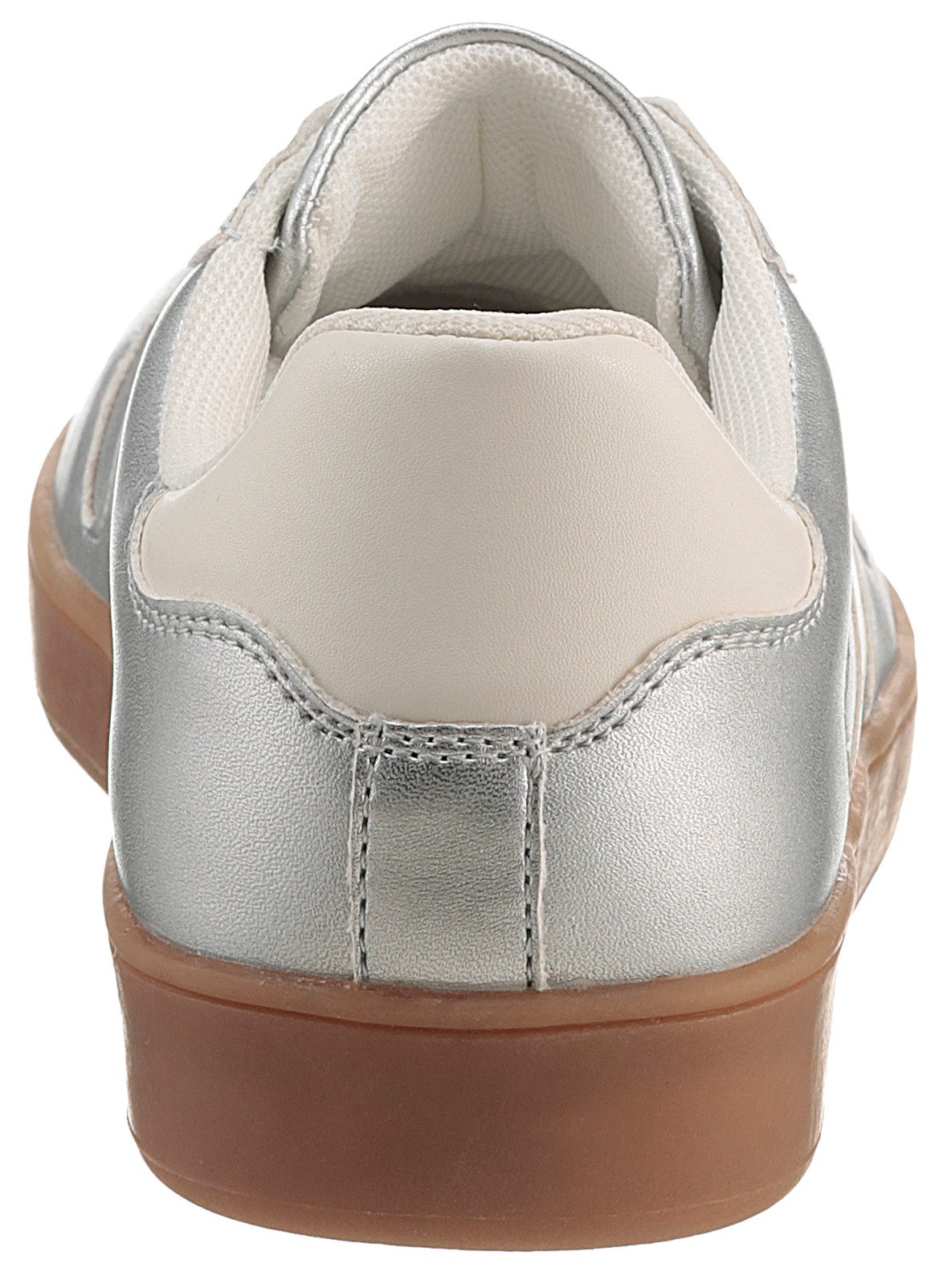 Aniston SHOES Sneaker Retro-Sneaker, Freizeitschuh, Schnürschuh mit Fersenbesatz