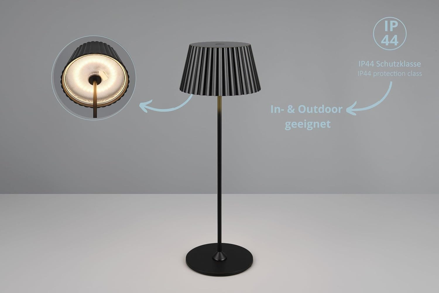 lightling LED Tischleuchte Suela, LED fest integriert, Warmweiß, inkl. Lade günstig online kaufen