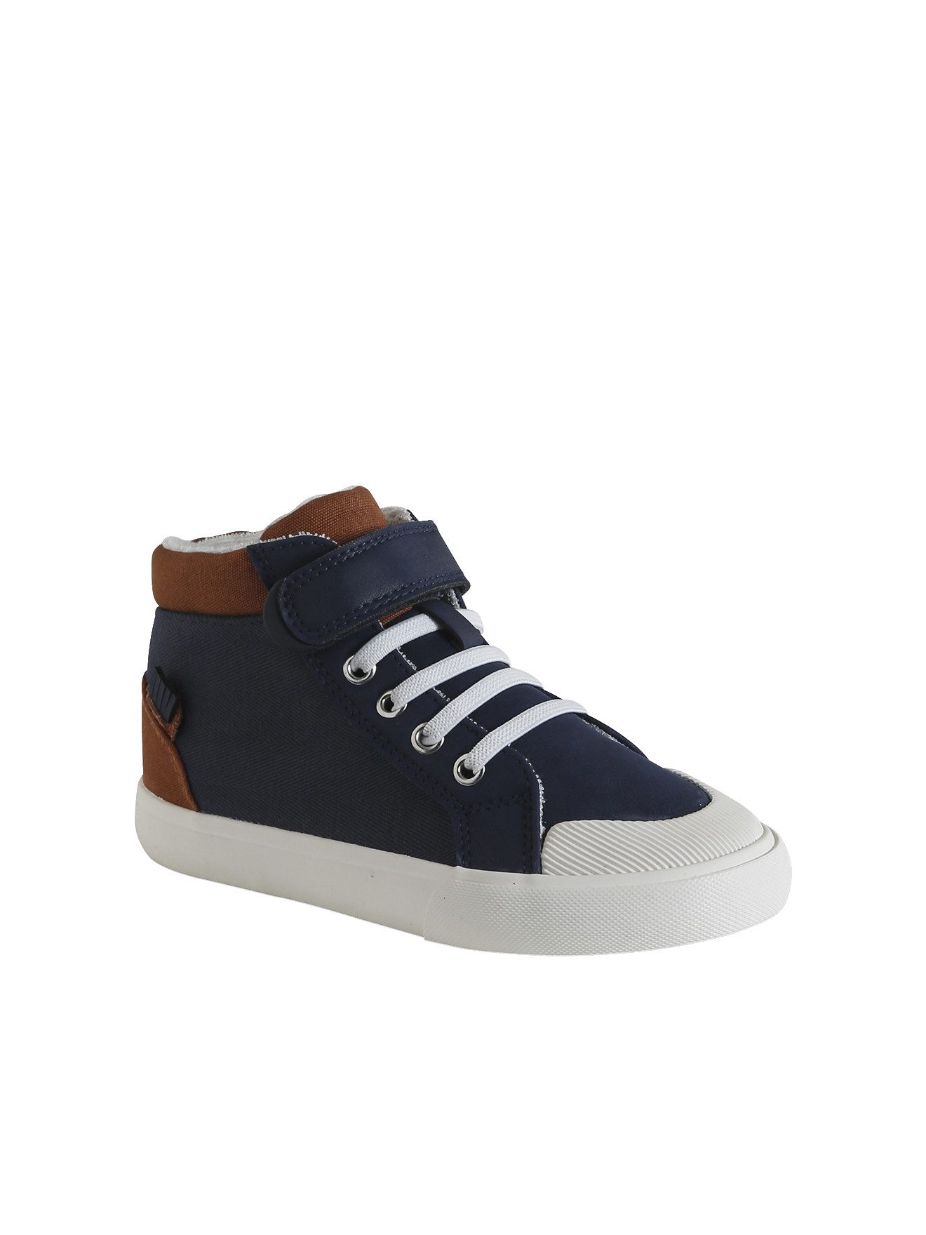 vertbaudet Kinder High Sneakers mit Anziehtrick Sneaker Anziehtrick