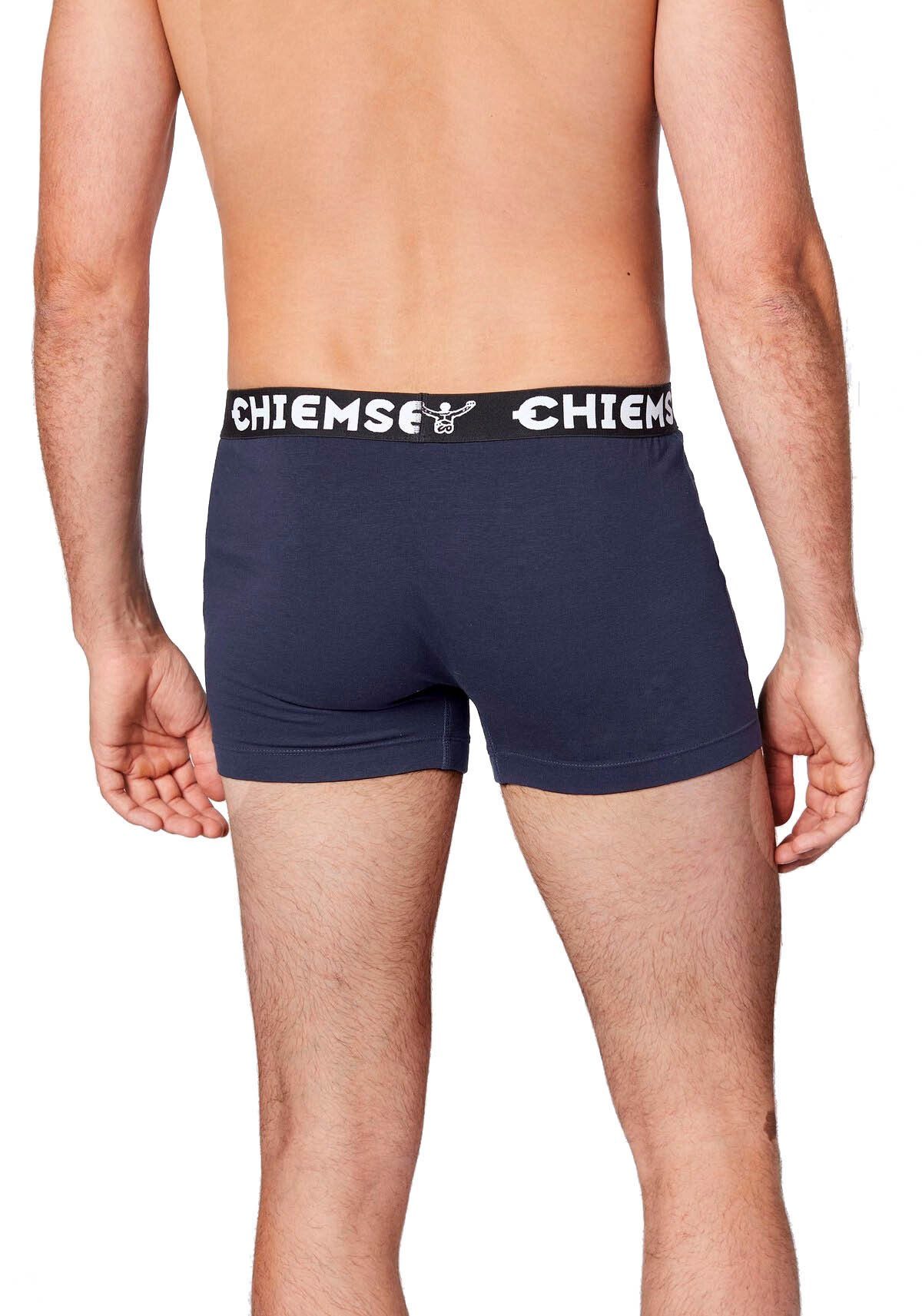 Chiemsee Boxer - Herren Shorts, 6er Boxershorts, Pack Logobund Dunkelblau