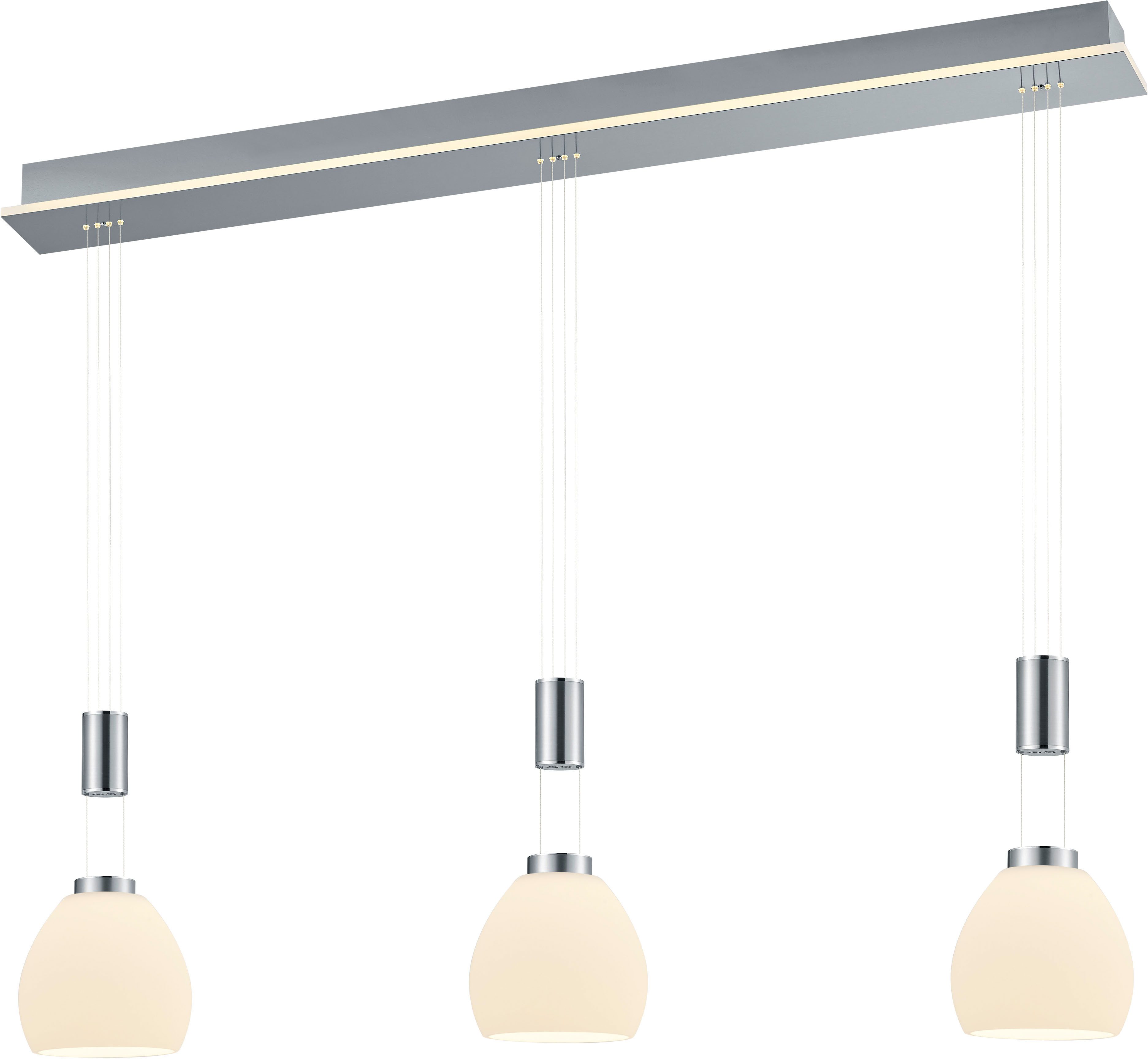 HELL höllisch gutes Licht LED Pendelleuchte SAM, LED fest integriert, Warmweiß, B-Link Fernbedienung, Höhenverstellbar