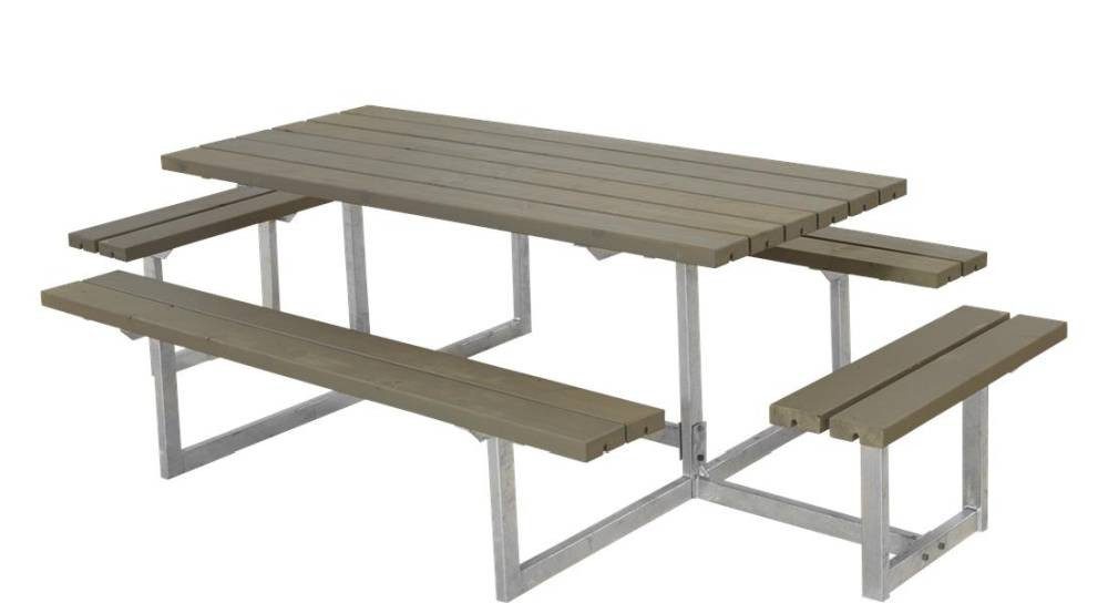 PLUS Gartenlounge-Set Plus Kombimöbel Basic 260 x 160 x 73 cm graubraun, Witterungsbeständig