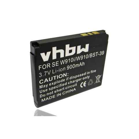 vhbw kompatibel mit Sony-Ericsson K758c, V600i, K750c, T707, TM717, V630i, Smartphone-Akku Li-Ion 900 mAh (3,7 V)