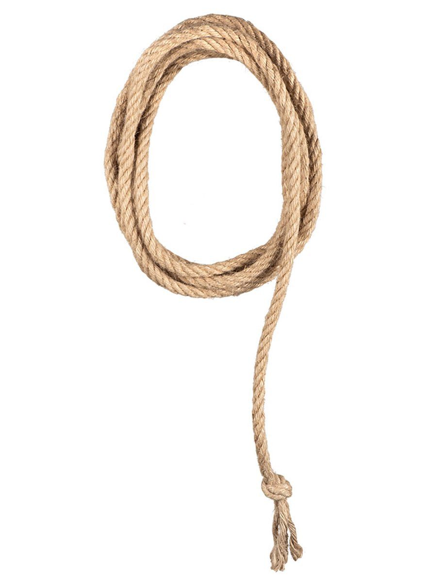 Boland Cowboy-Kostüm Cowboy Lasso, Ideal zum Einfangen von Rindern und Fesseln von Bankräubern
