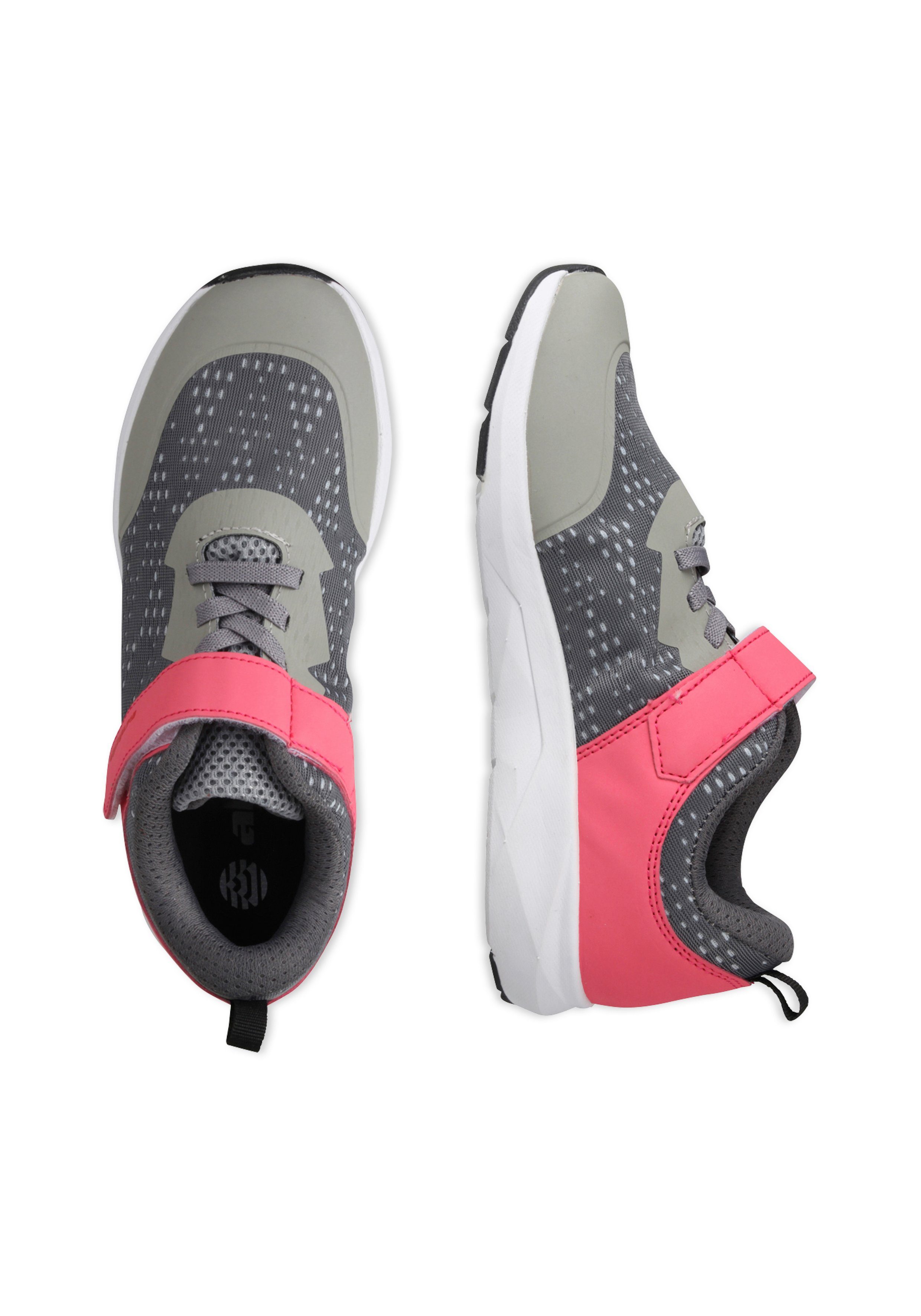 Alpina Sports Fun verstärkter grau-pink Sneaker Ferse mit