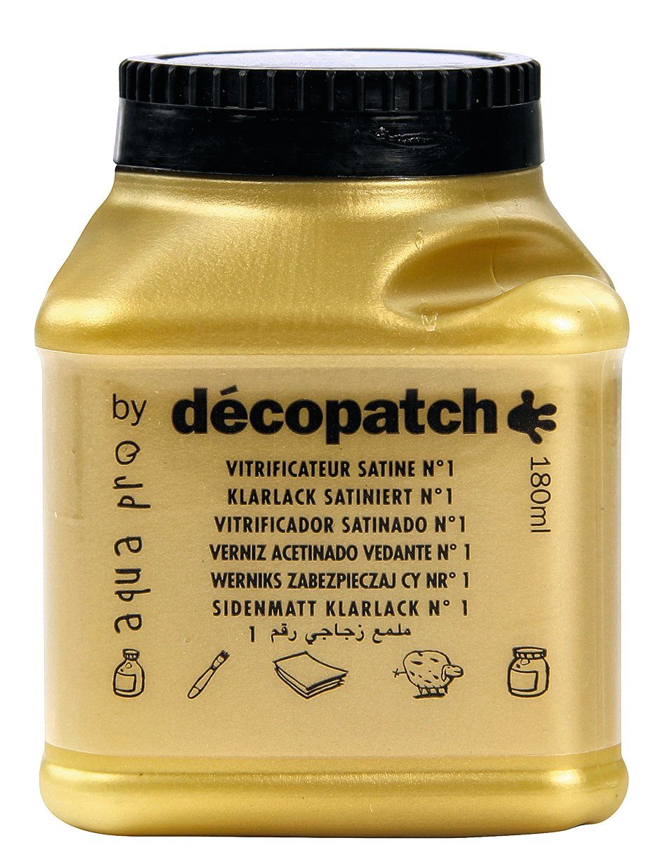 Klarlack décopatch Aquapro-Klarlack 180 ml Seidenmatt,