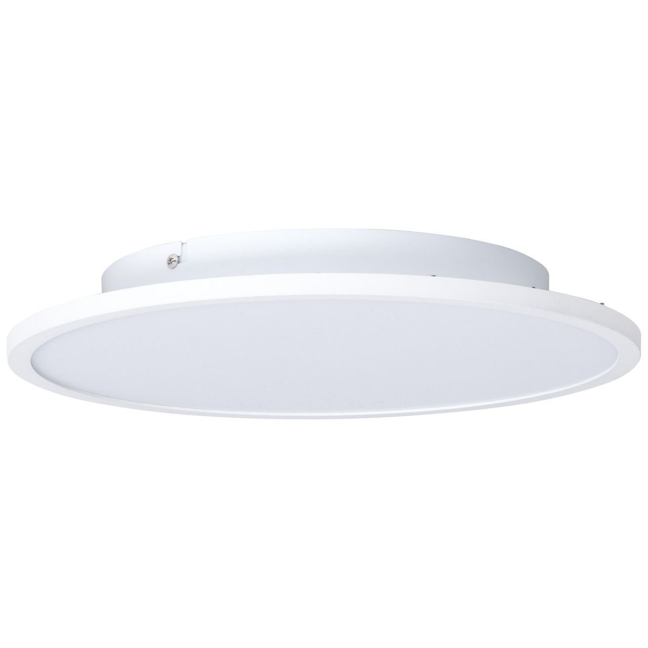 Brilliant Deckenleuchte Buffi, 4000K, Lampe 35cm Buffi sand/weiß/kaltweiß 1x LED 24W Deckenaufbau-Paneel L