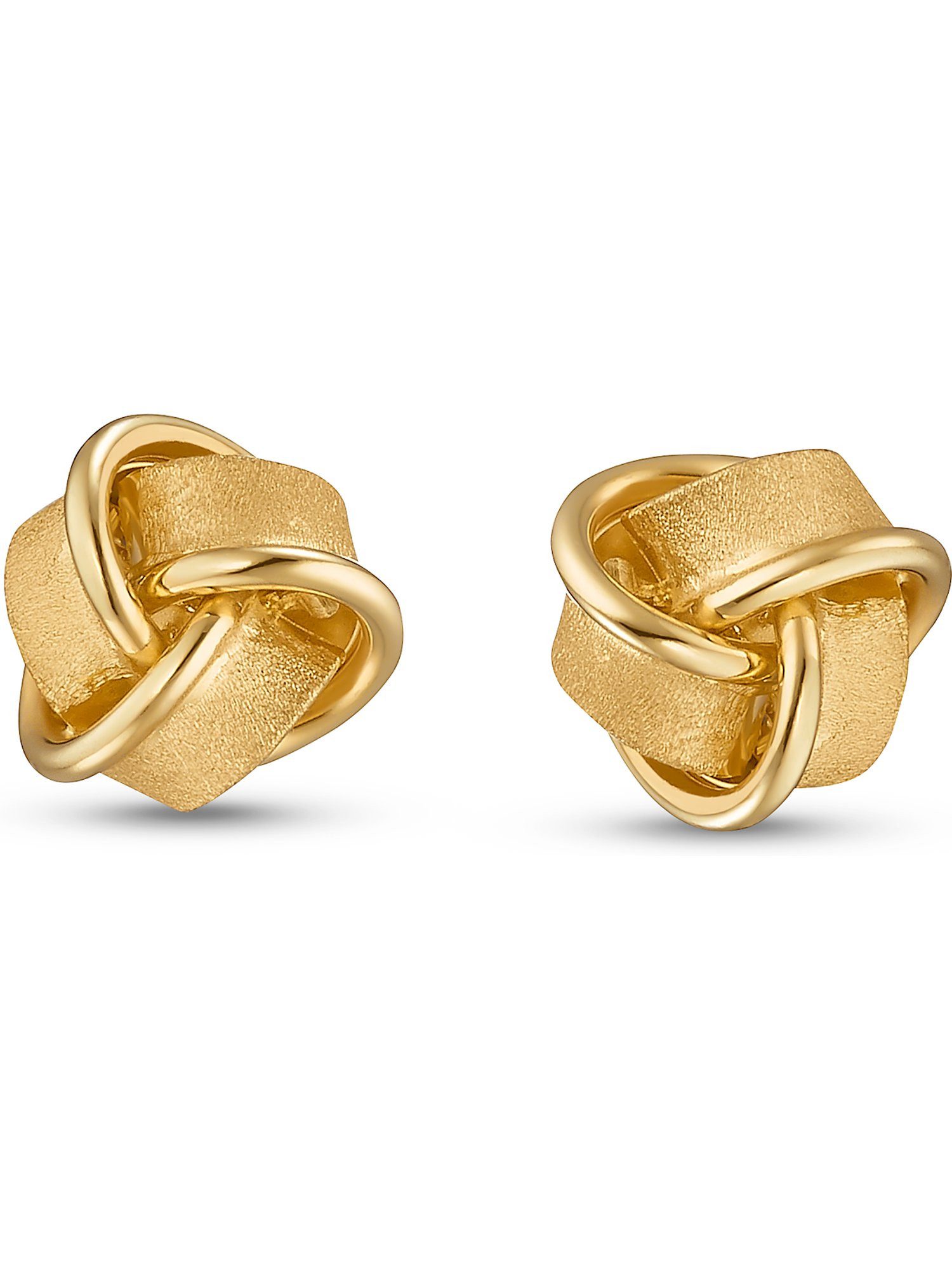 CHRIST Paar Ohrstecker CHRIST Damen-Ohrstecker 585er Gelbgold Knoten günstig online kaufen