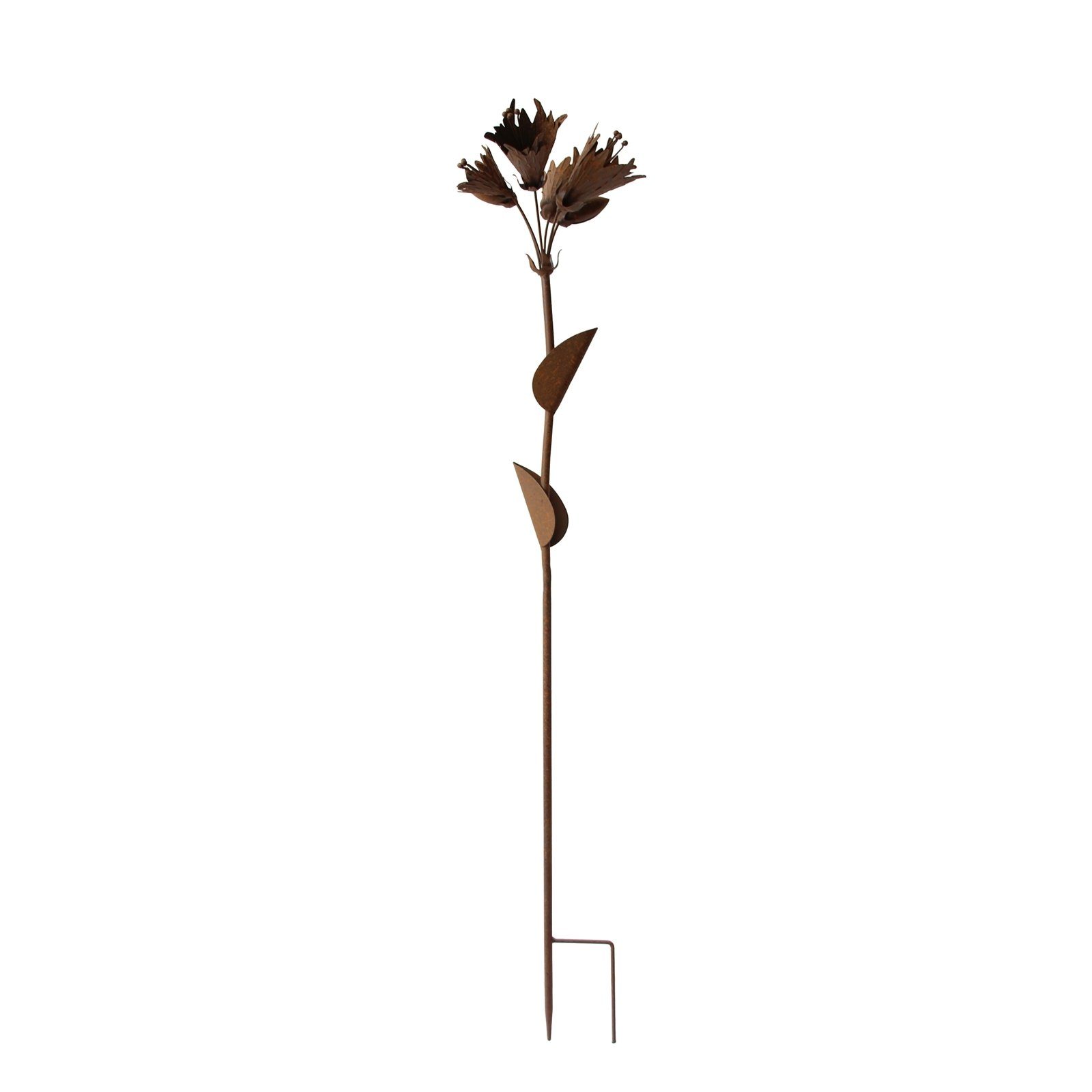 HTI-Living Gartenfigur Blumenstecker Rostoptik Blüten Celia, günstig online kaufen