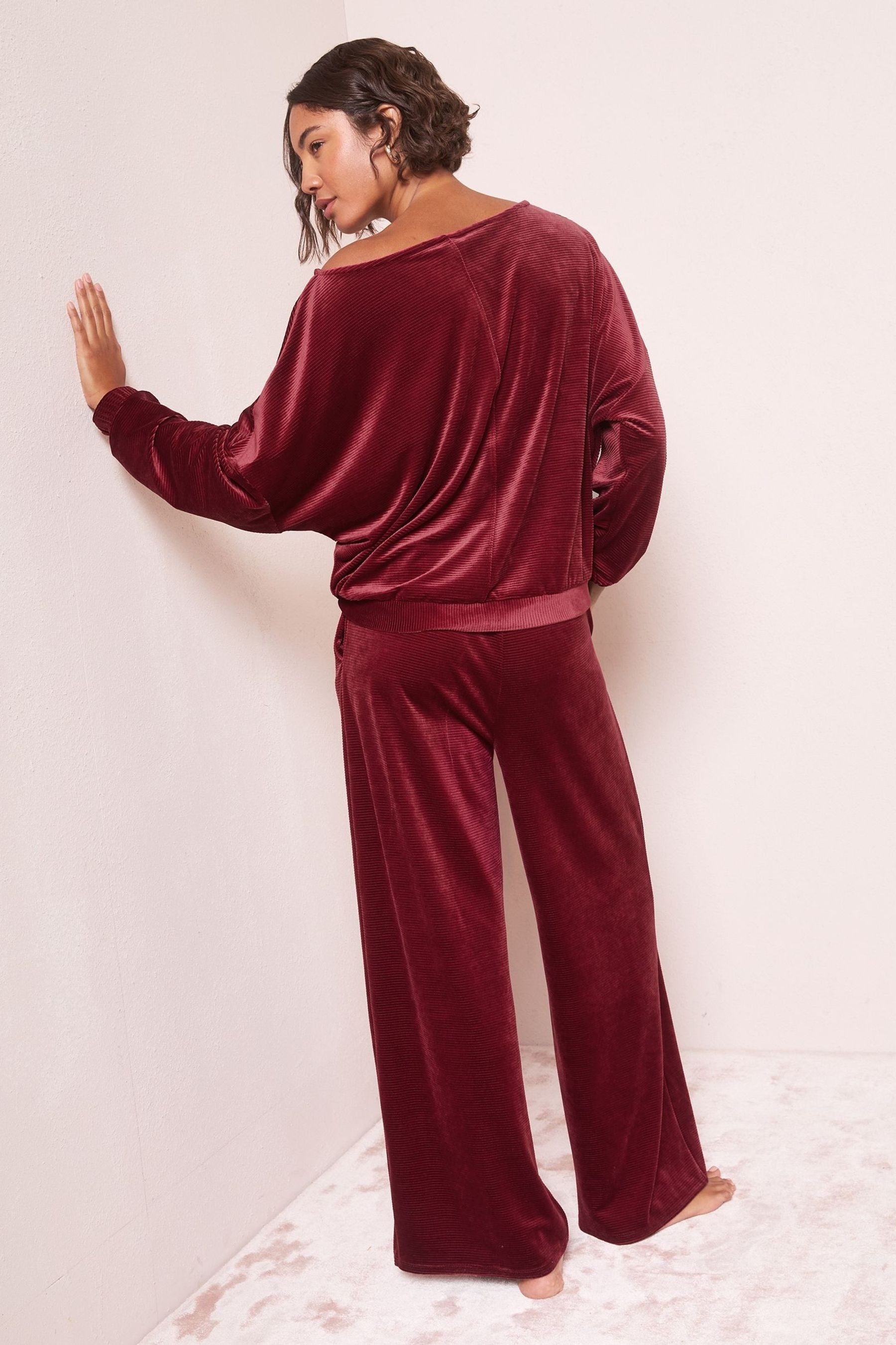 Friends Like These Pyjama Friends Like Samt-Pyjama, Regular (2 tlg)