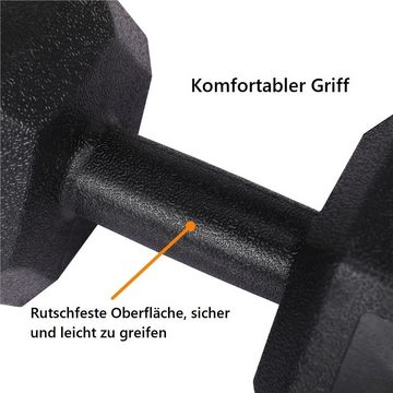 Yaheetech Kurzhantel, Hanteln Set 4/6/8 kg 2er Kurzhanteln für Krafttraining oder zu Hause