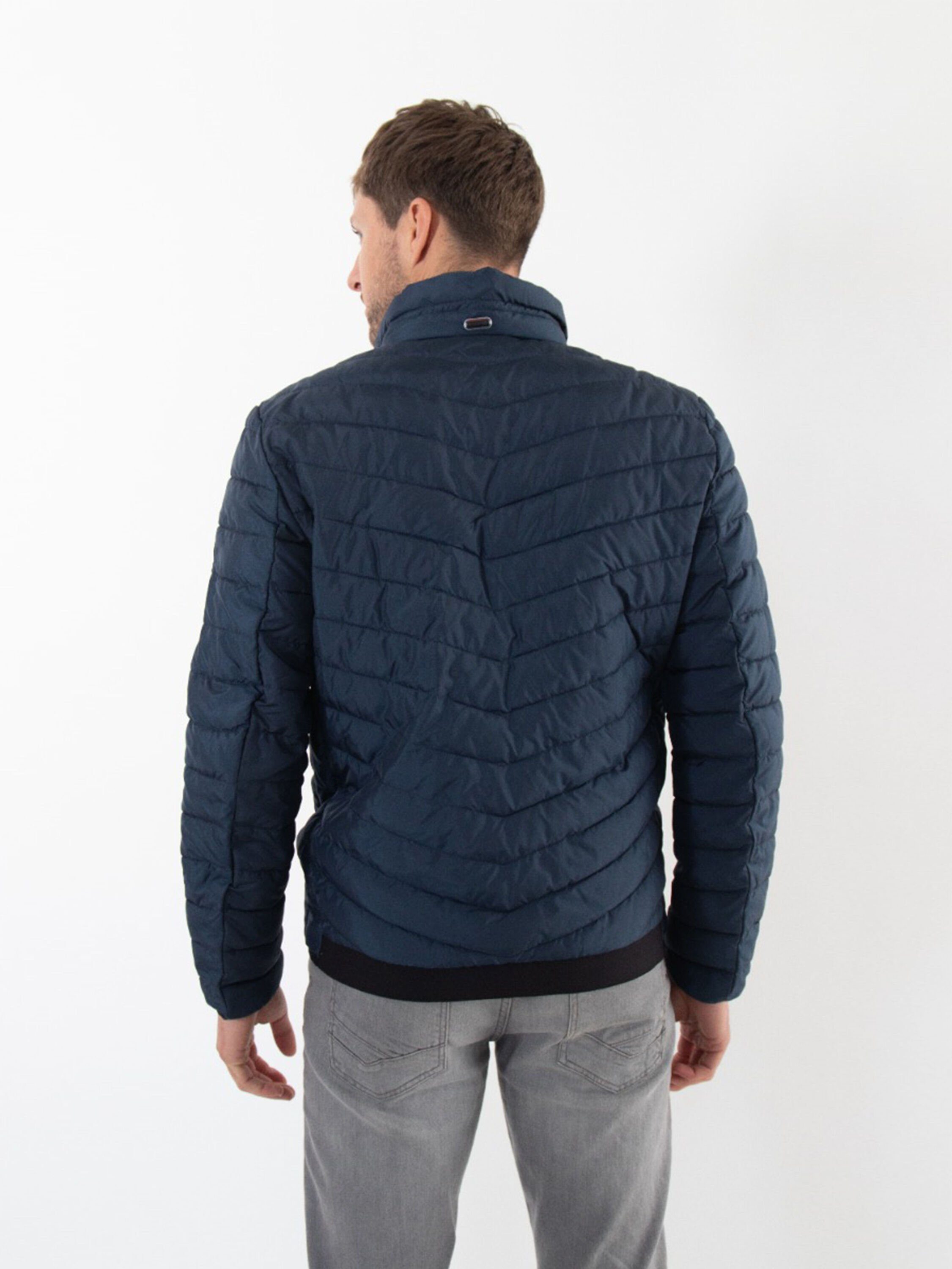 Blue 1860 Outdoorjacke mit Donders Marine Stehkragen