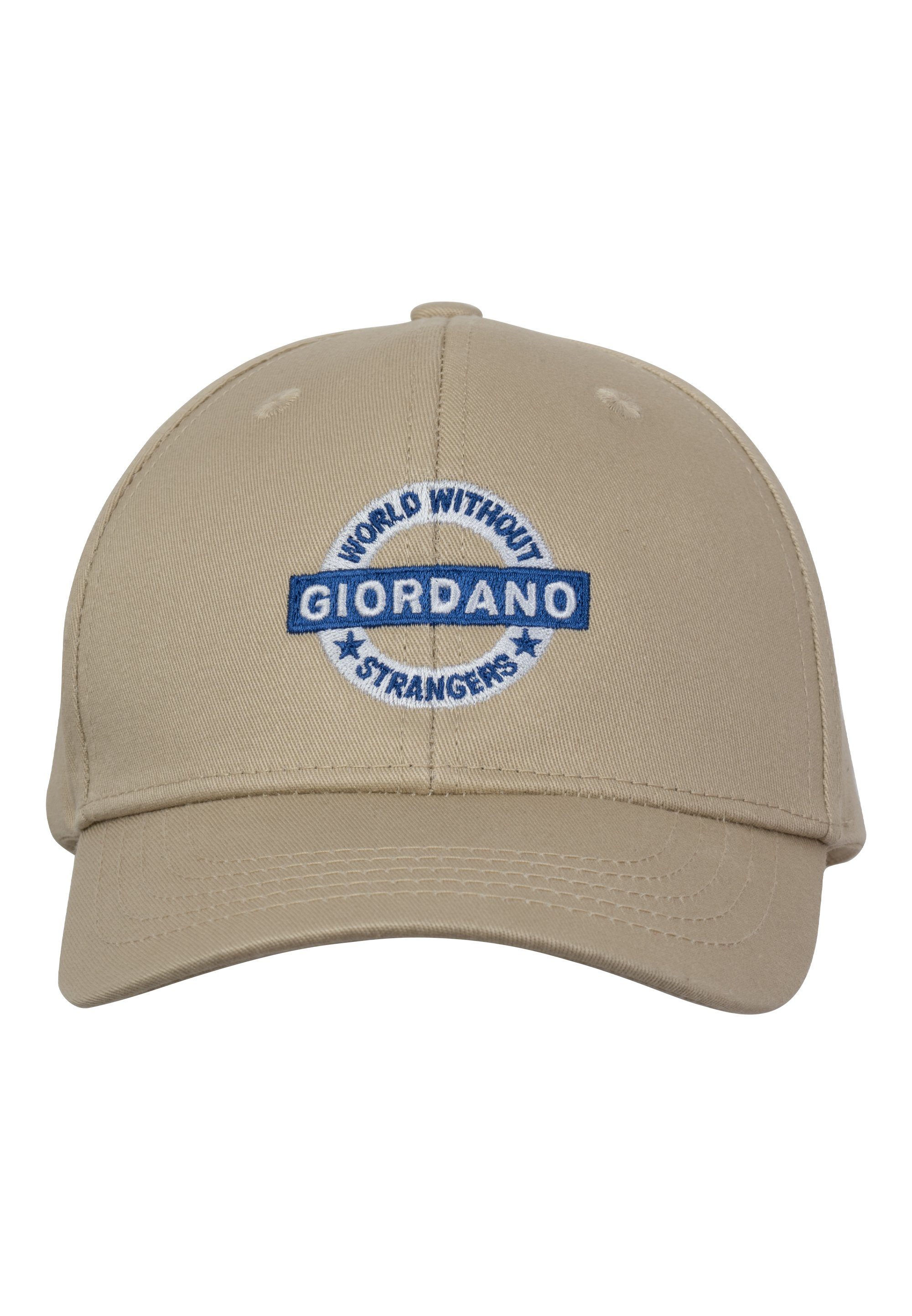 GIORDANO junior Baseball Cap mit hochwertigem Metallverschluss