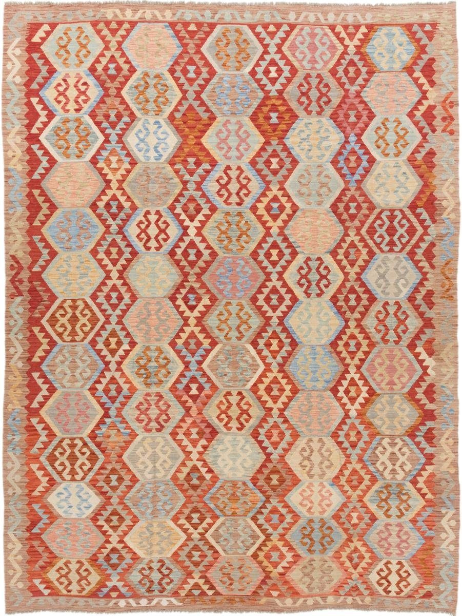 Orientteppich Kelim Afghan 264x337 Handgewebter Orientteppich, Nain Trading, rechteckig, Höhe: 3 mm