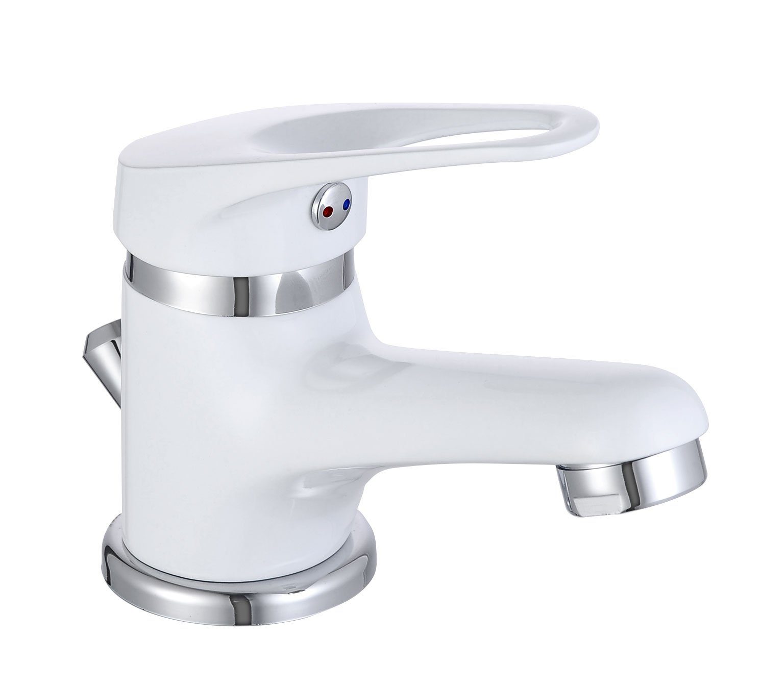 Tuganna Waschtischarmatur ATHEN weiß Waschbeckenarmatur Einhebelmischer Hoc günstig online kaufen