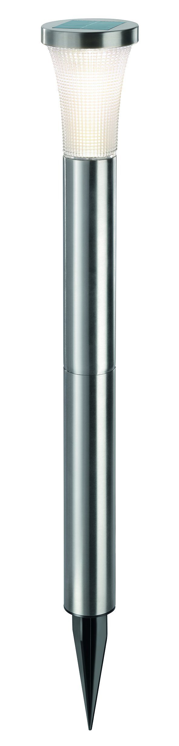 esotec LED Solarleuchte Solar-Gartenleuchte Tower Light 102603 LED (Warmweiß 2800 K)