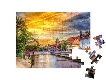 puzzleYOU Puzzle Stadt Breslau in einem sonnigen Sommer, Polen, 48 Puzzleteile, puzzleYOU-Kollektionen Polen