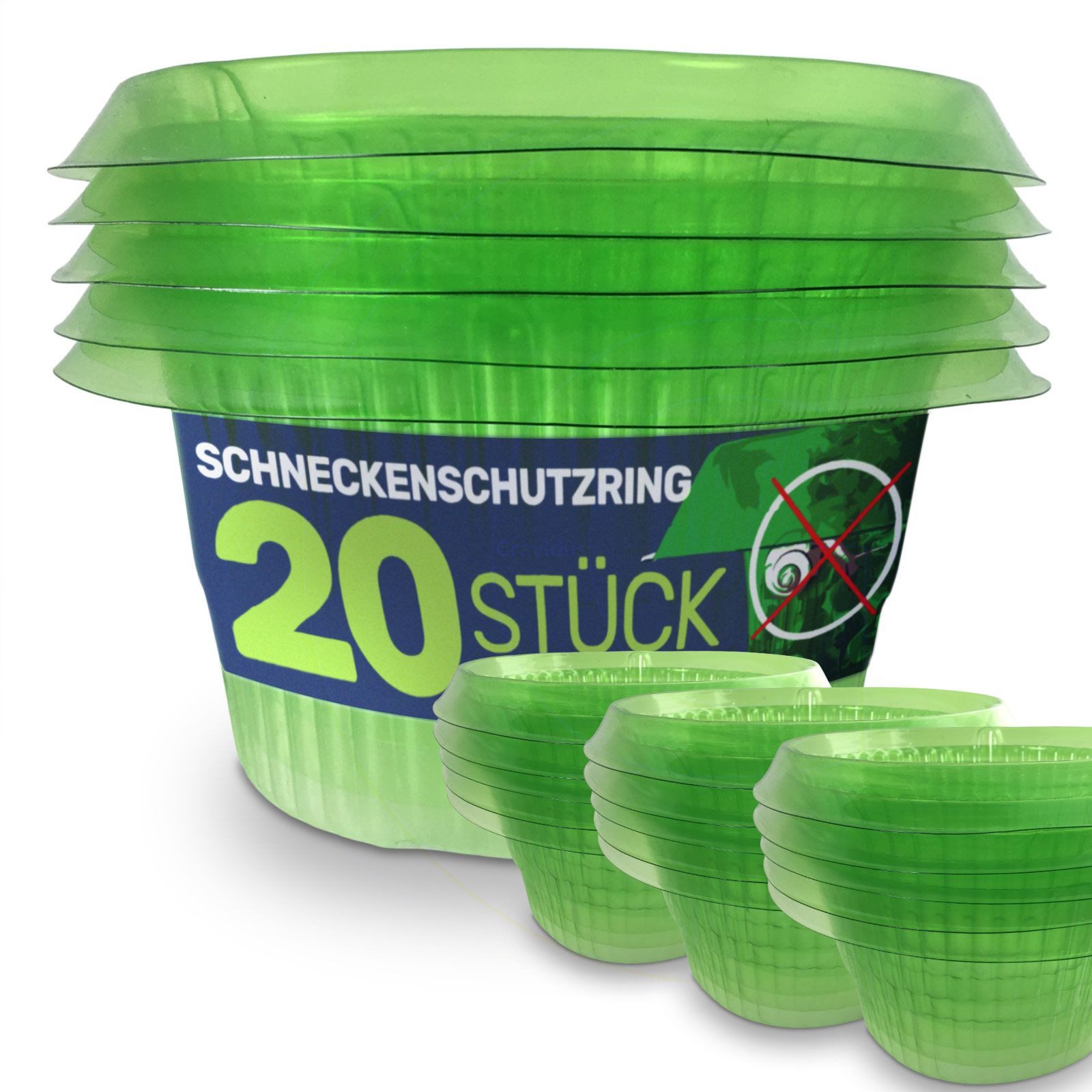 Schneckenkante Schneckenschutzring Set Schneckenschutz Pflanzenkragen