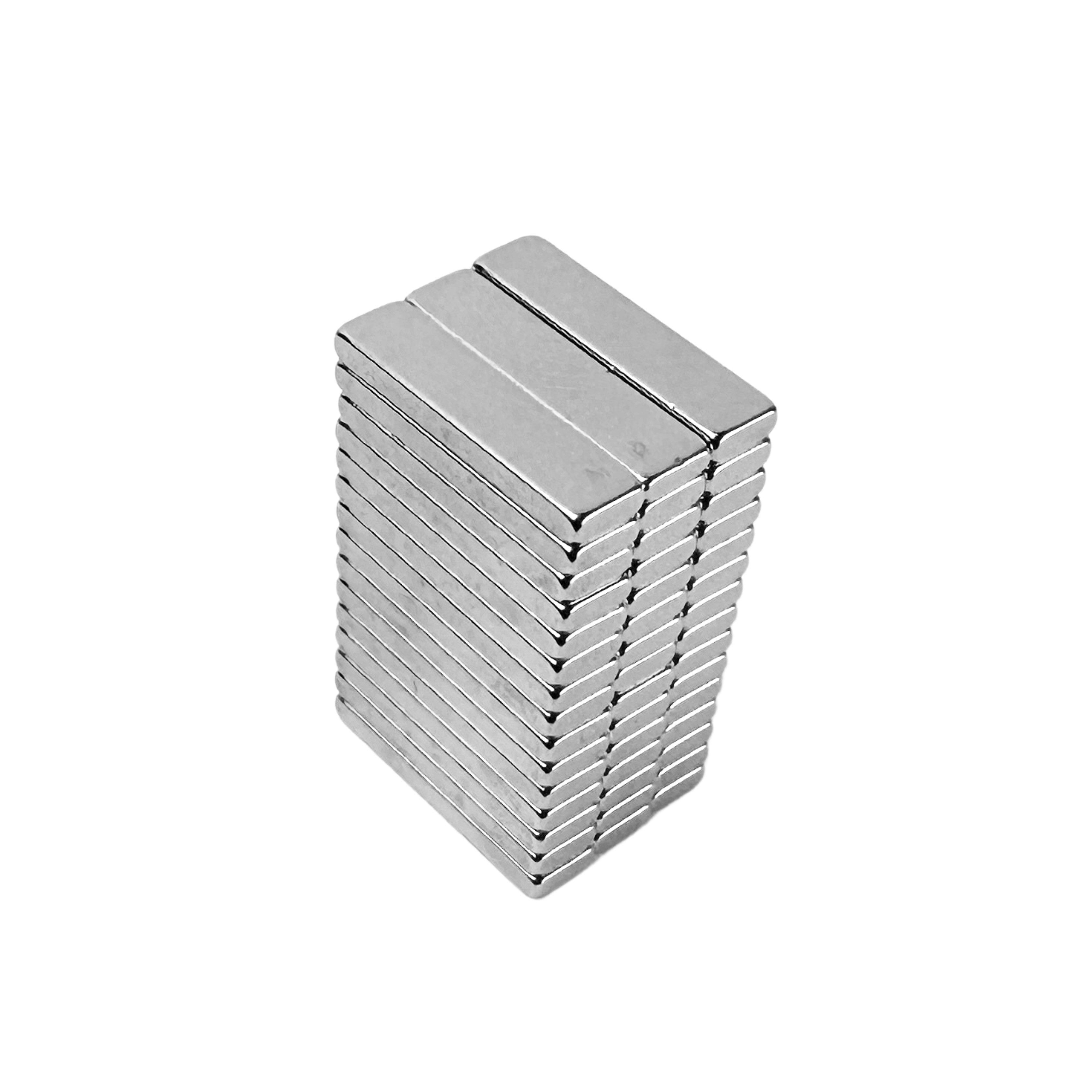 MaajeeKuto Magnet Neodym Magnet 20x5x2 mm Supermagnete Starke Magnet (1-St)
