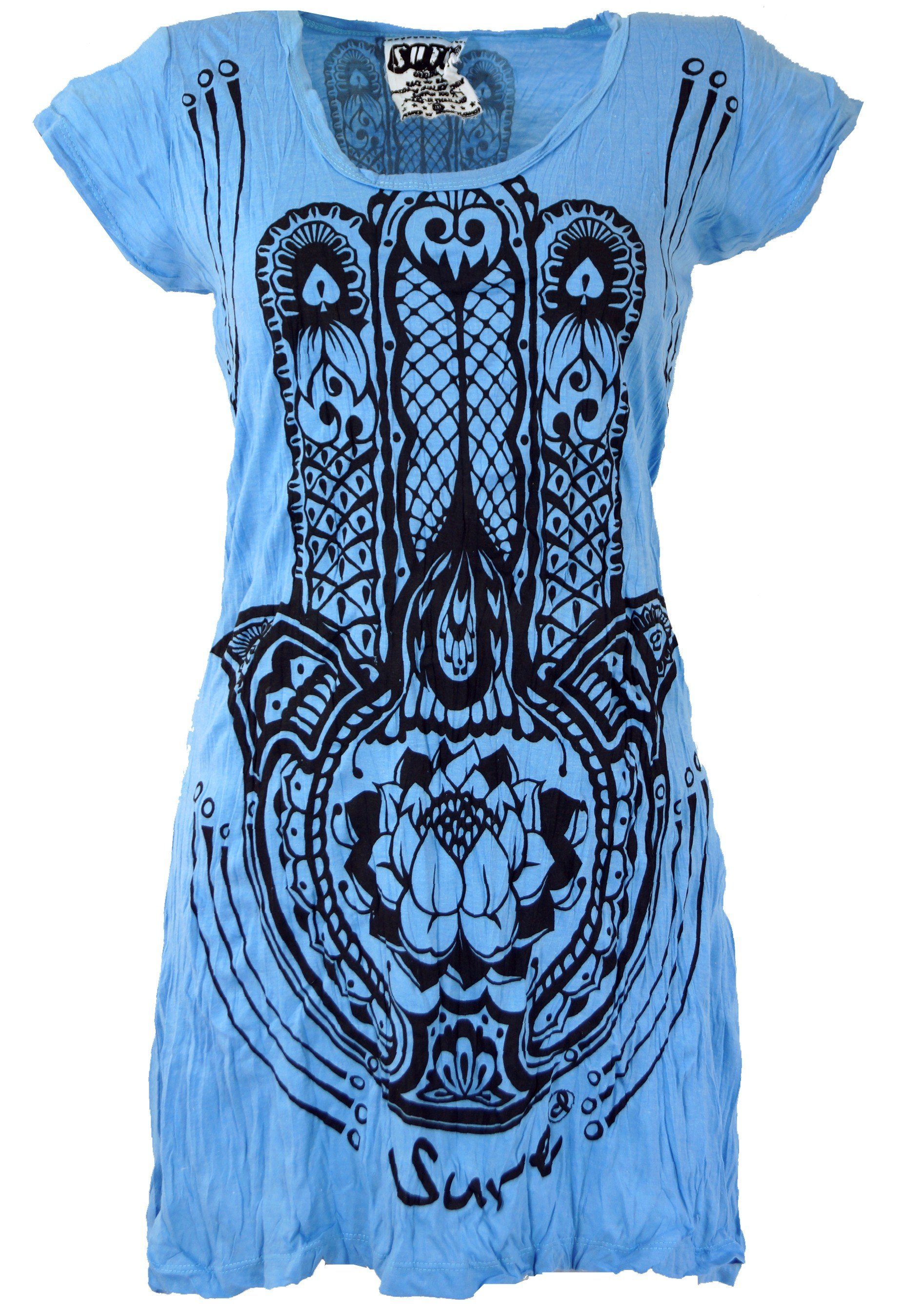 Guru-Shop T-Shirt Sure Long Shirt, Minikleid günstig online kaufen
